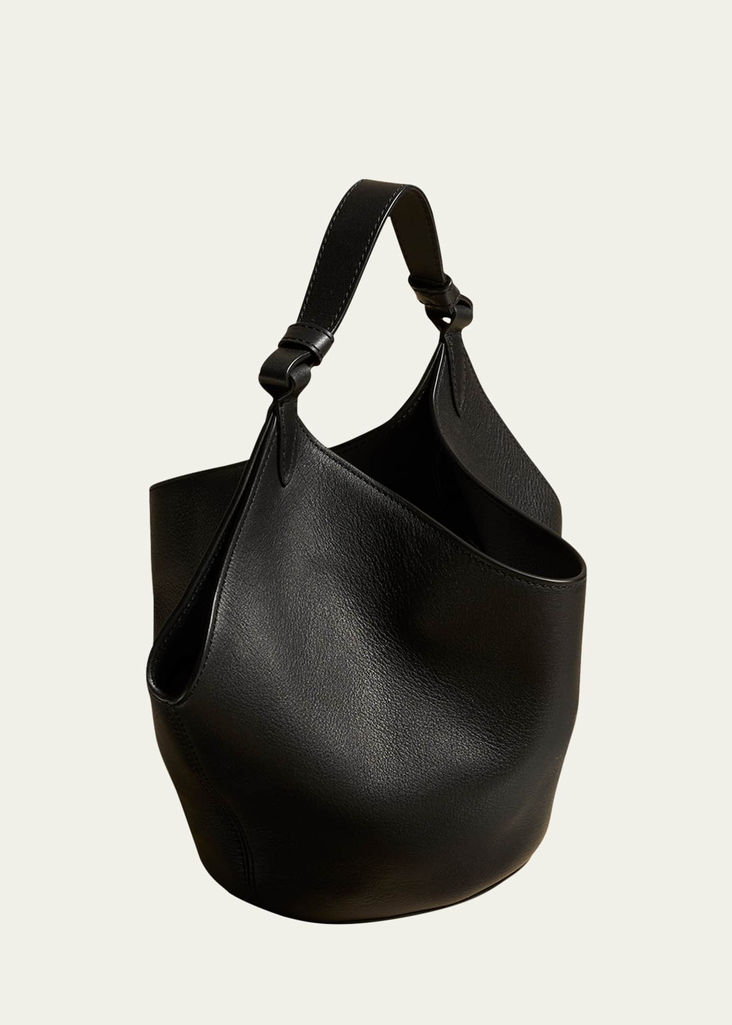 Khaite Lotus Mini Leather Shoulder Bag - Bergdorf Goodman