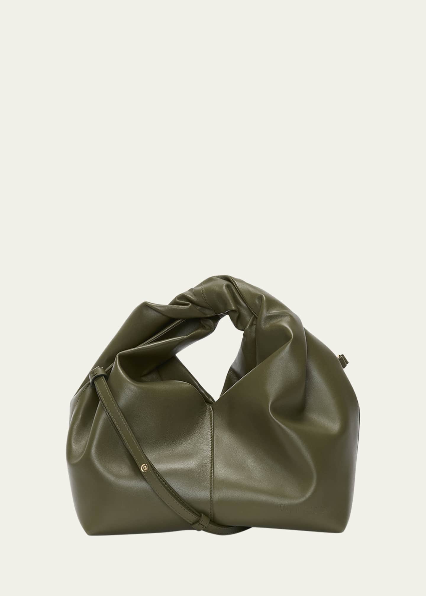 JW Anderson Twister Leather Hobo Bag - Bergdorf Goodman