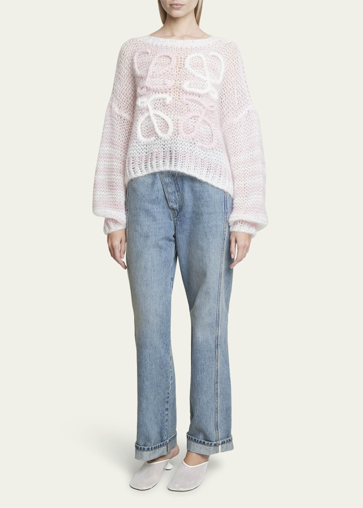 Loewe Striped Anagram Knit Sweater Image 2 of 5
