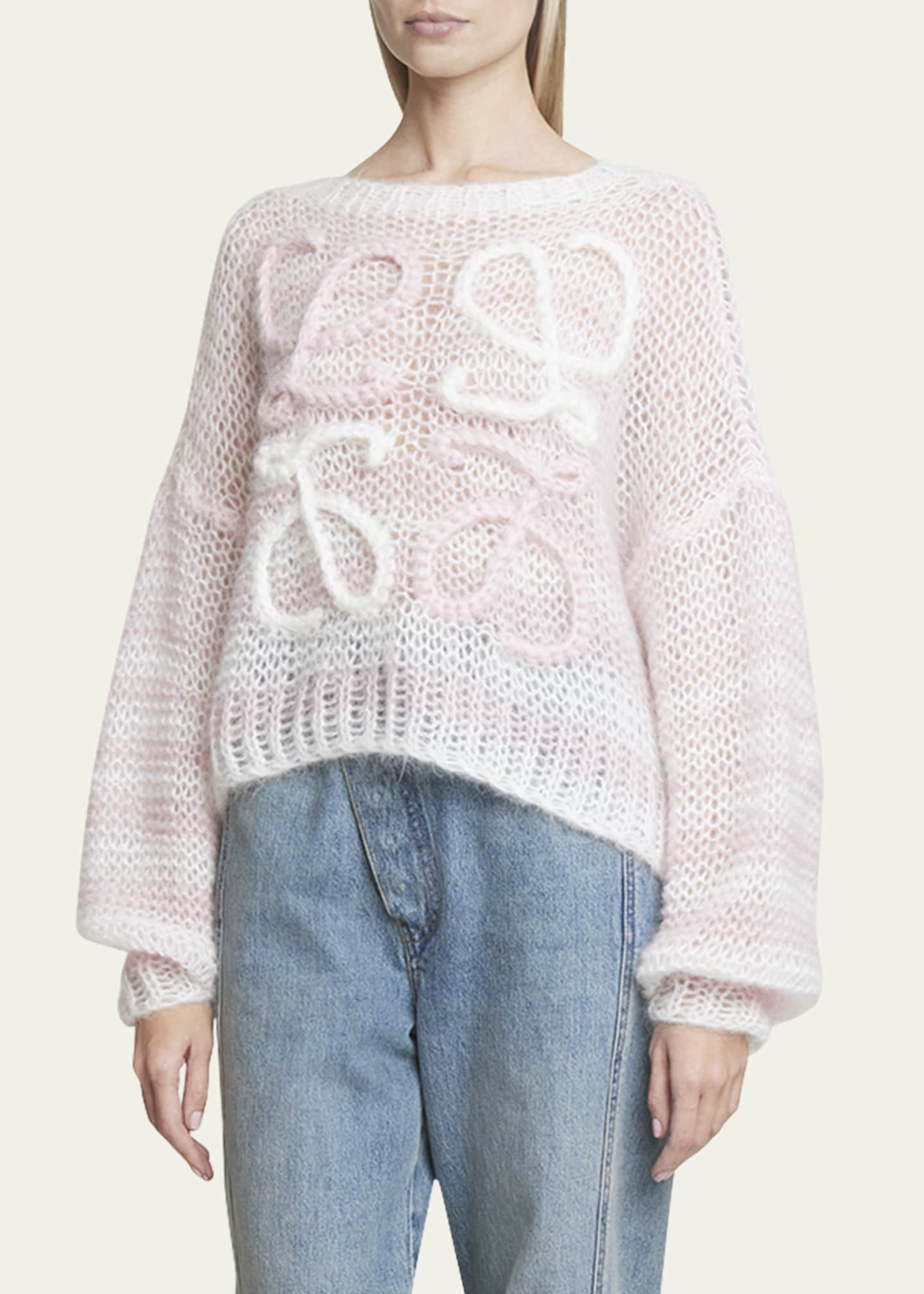 Loewe Striped Anagram Knit Sweater Image 4 of 5