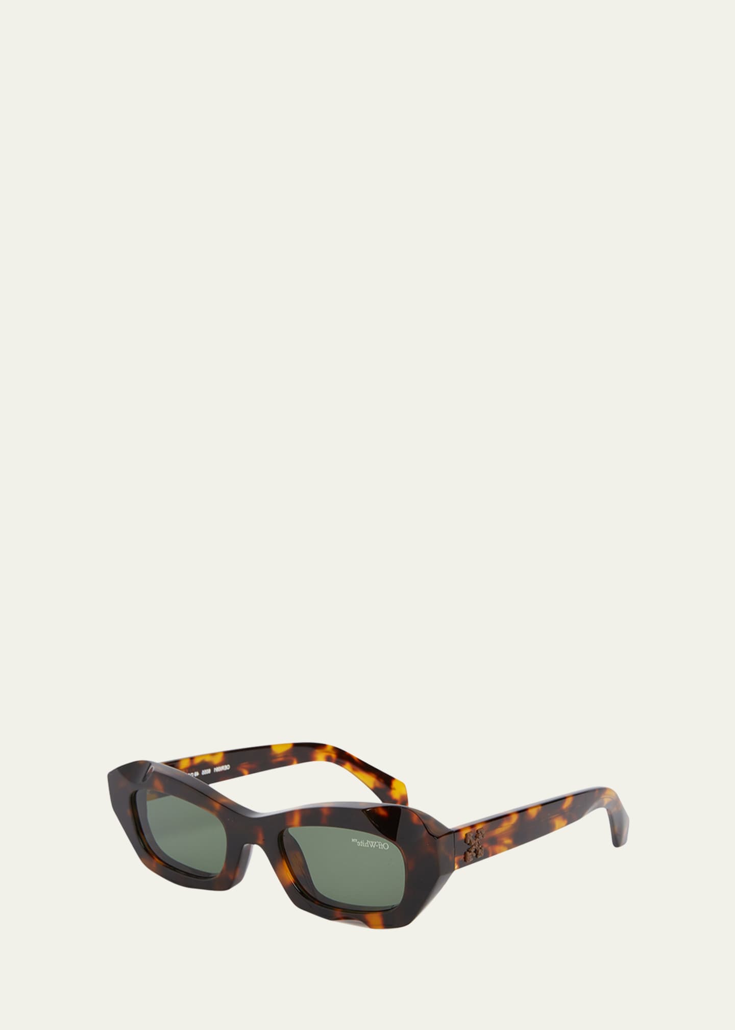 Off-White Men's Venezia Acetate Rectangle Sunglasses Image 2 of 5
