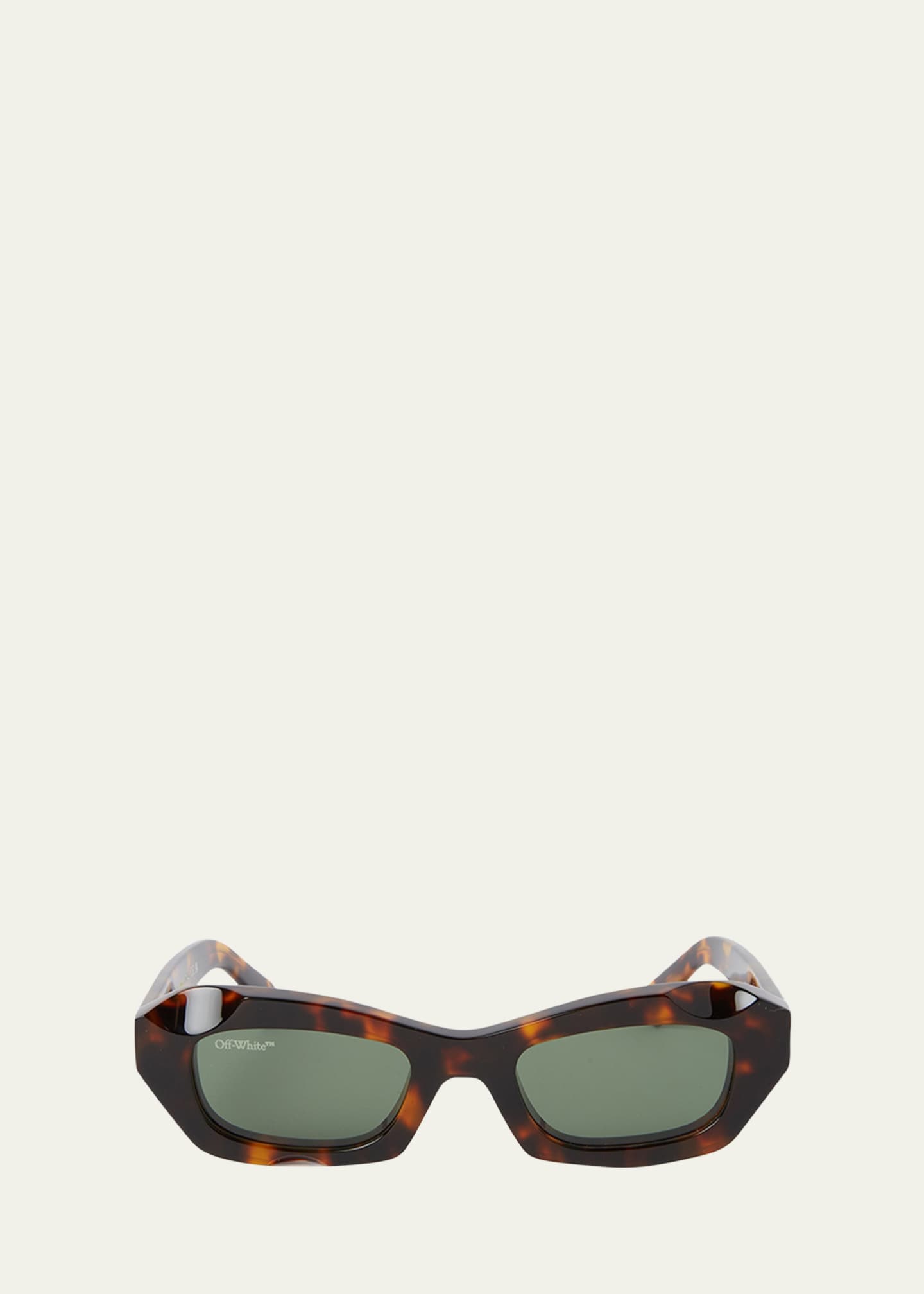 Off-White Men's Venezia Acetate Rectangle Sunglasses Image 1 of 5