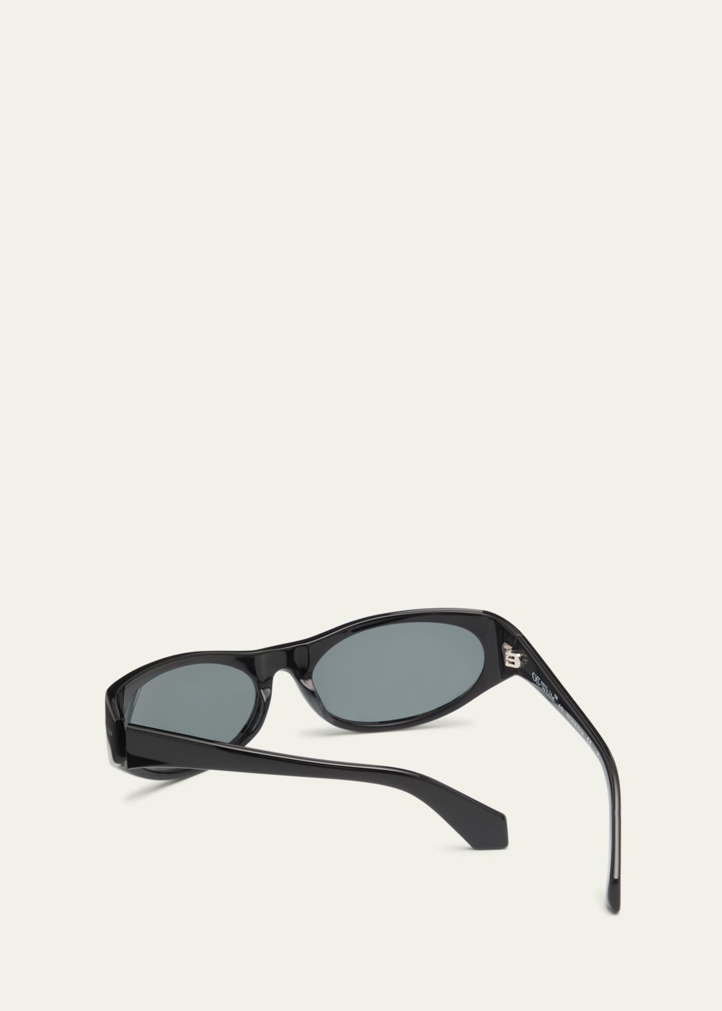 Off-White Men's Napoli Acetate Wrap Sunglasses Image 2 of 5