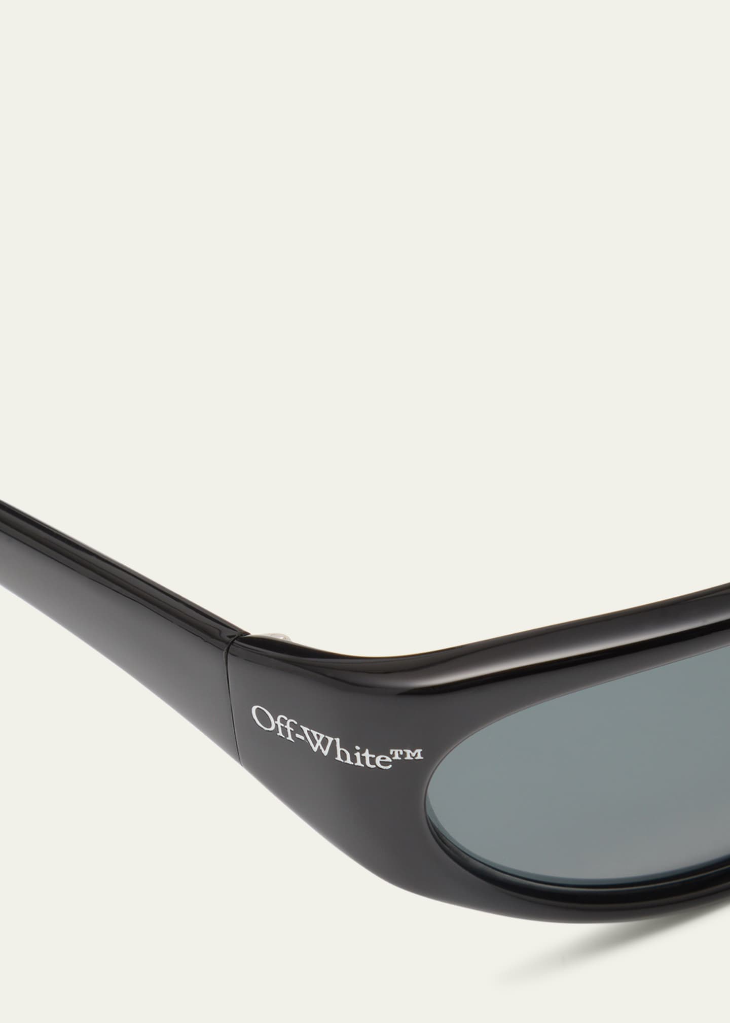Off-White Men's Napoli Acetate Wrap Sunglasses Image 4 of 5
