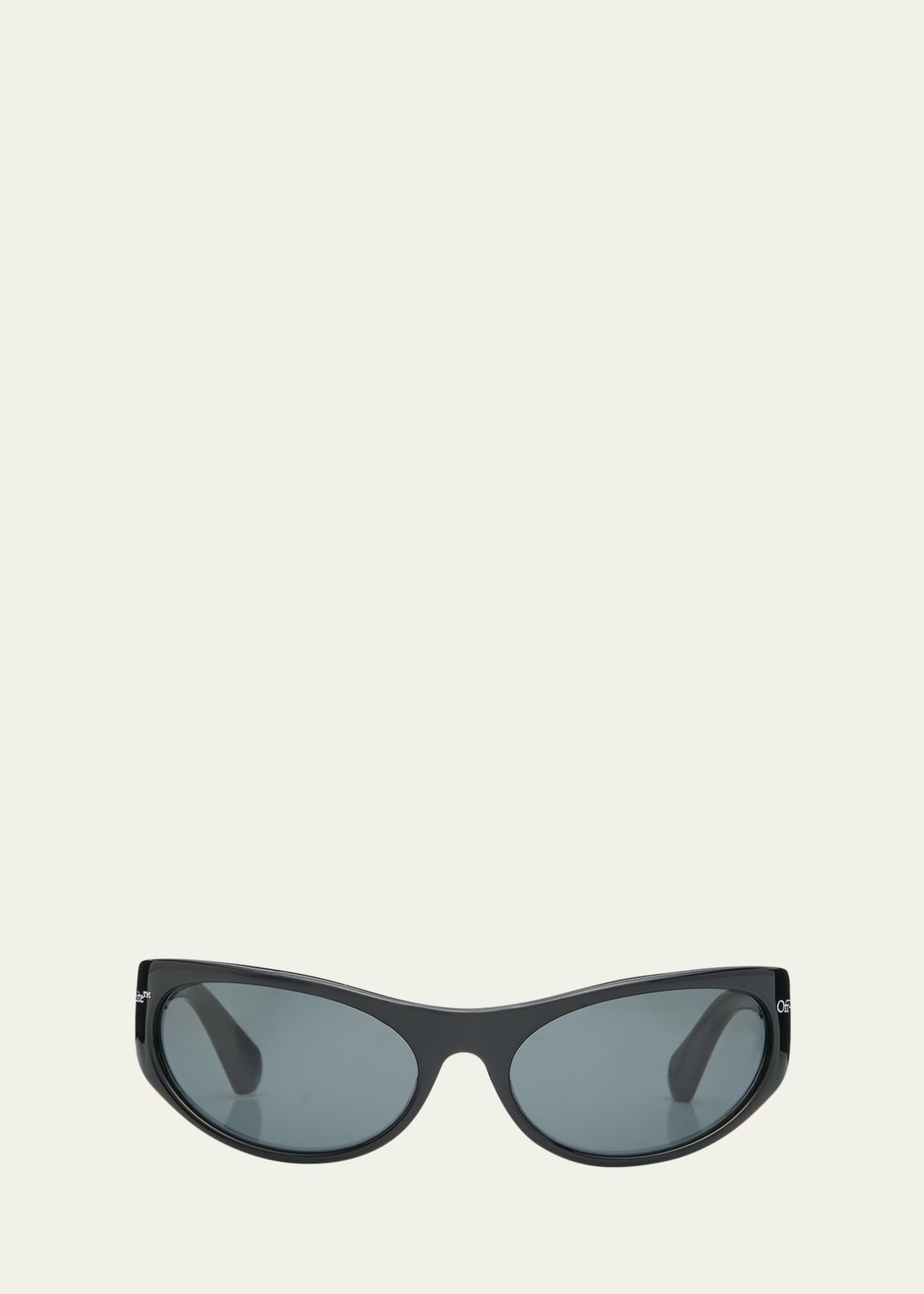 Off-White Men's Napoli Acetate Wrap Sunglasses Image 1 of 5