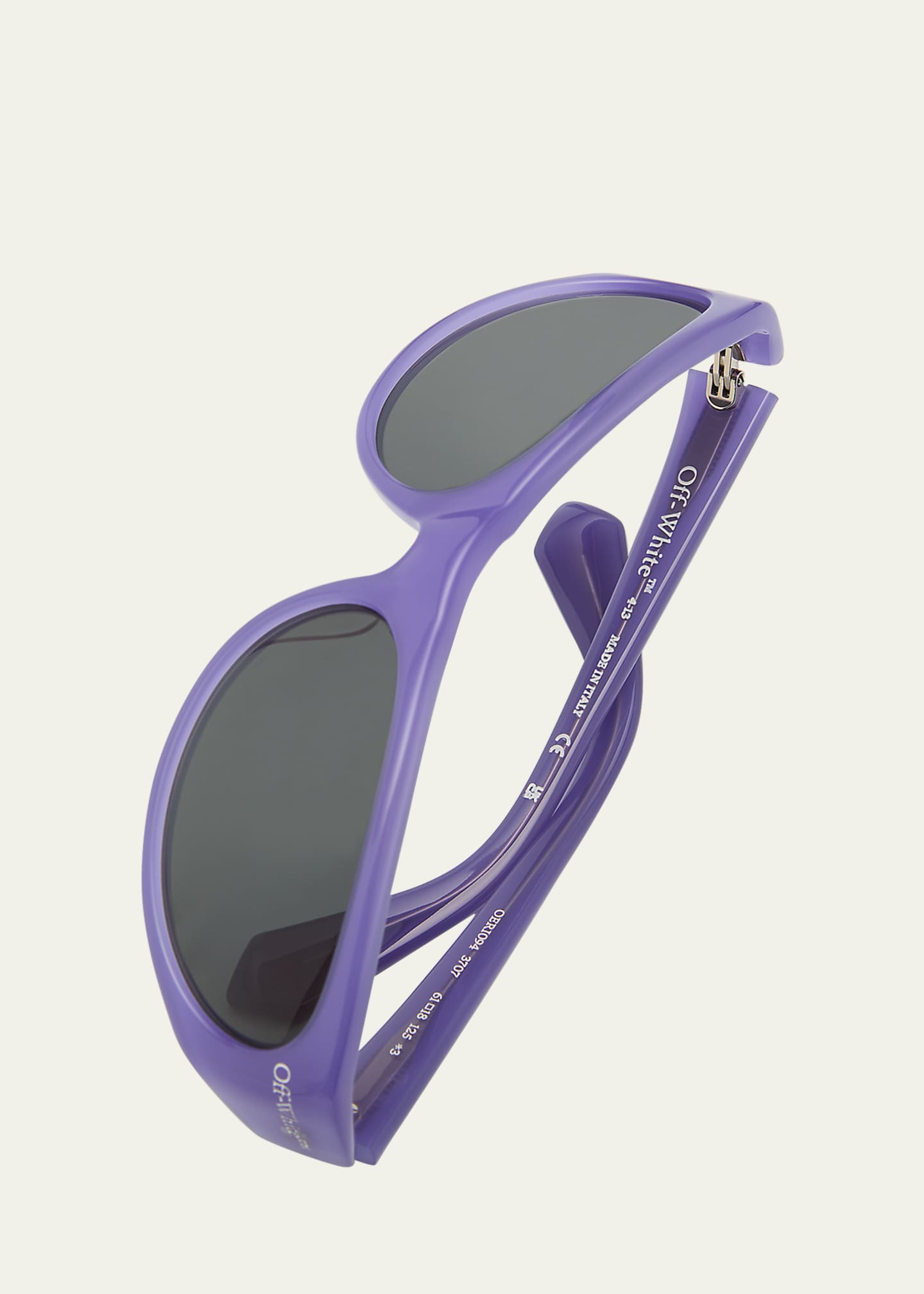 Off-White Men's Napoli Acetate Wrap Sunglasses Image 5 of 5