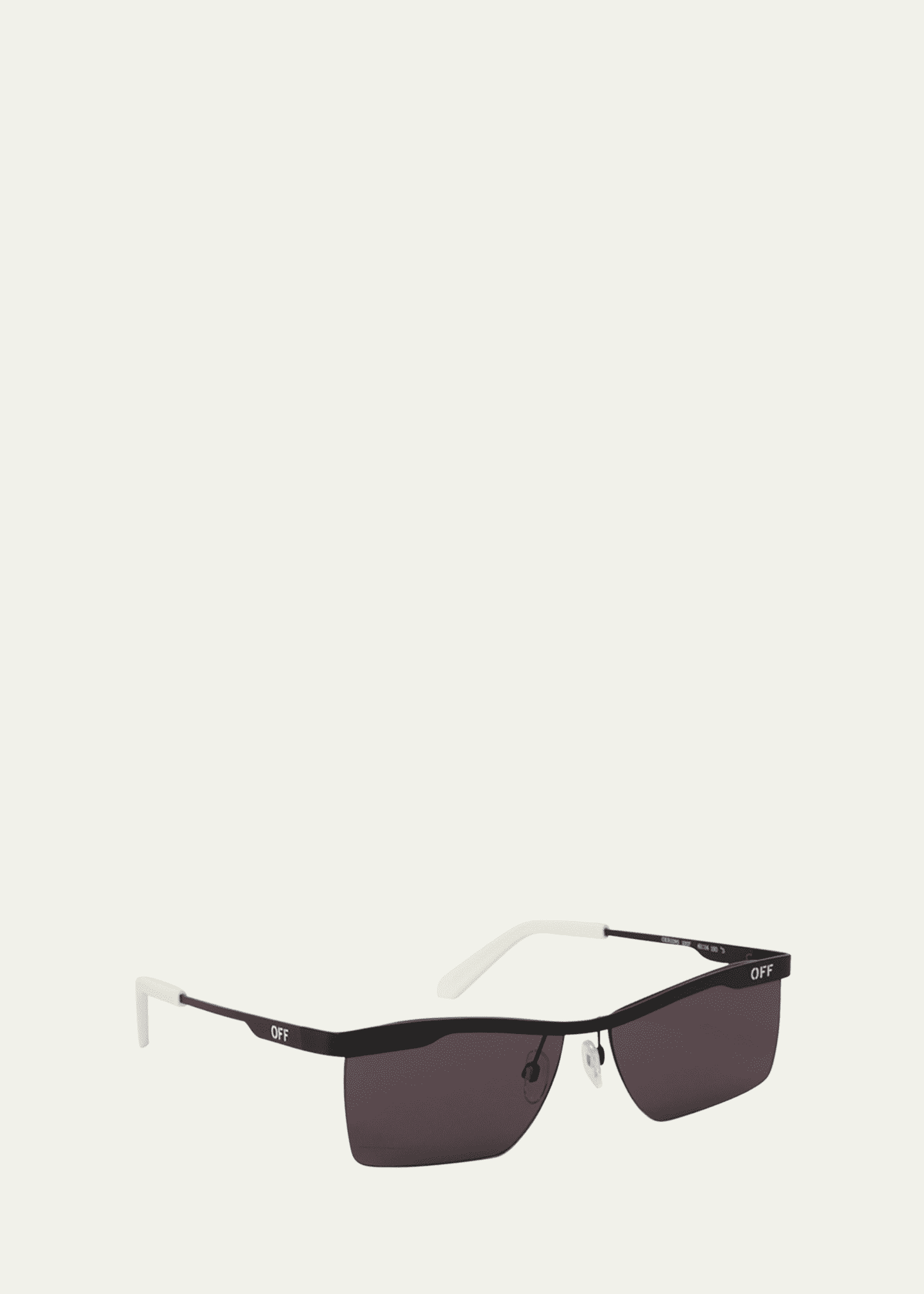 Men's Rimini Metal Rectangle Sunglasses - Thumbnail 2