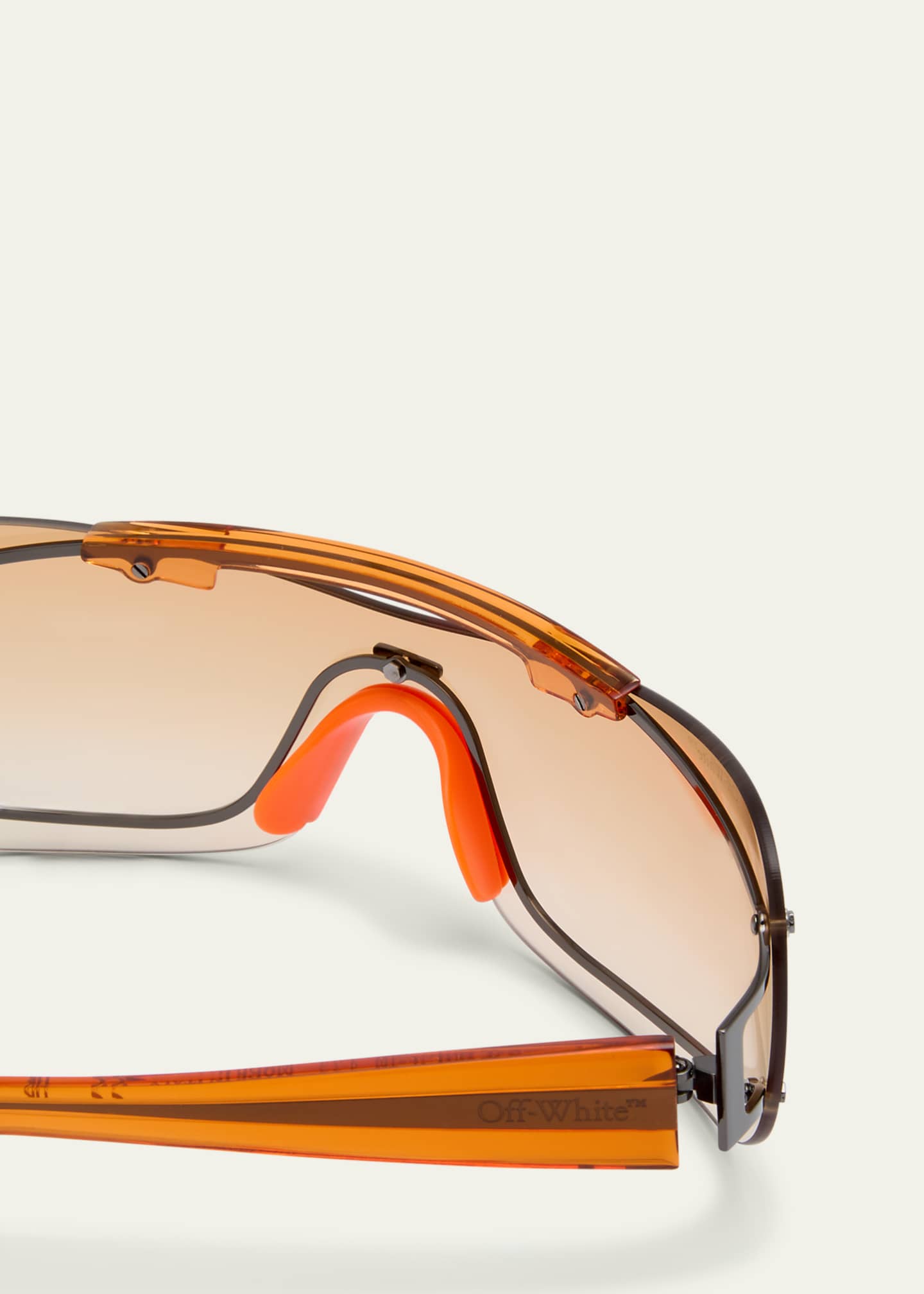 Off-White Men's Big Wharf Shield Sunglasses Image 4 of 5
