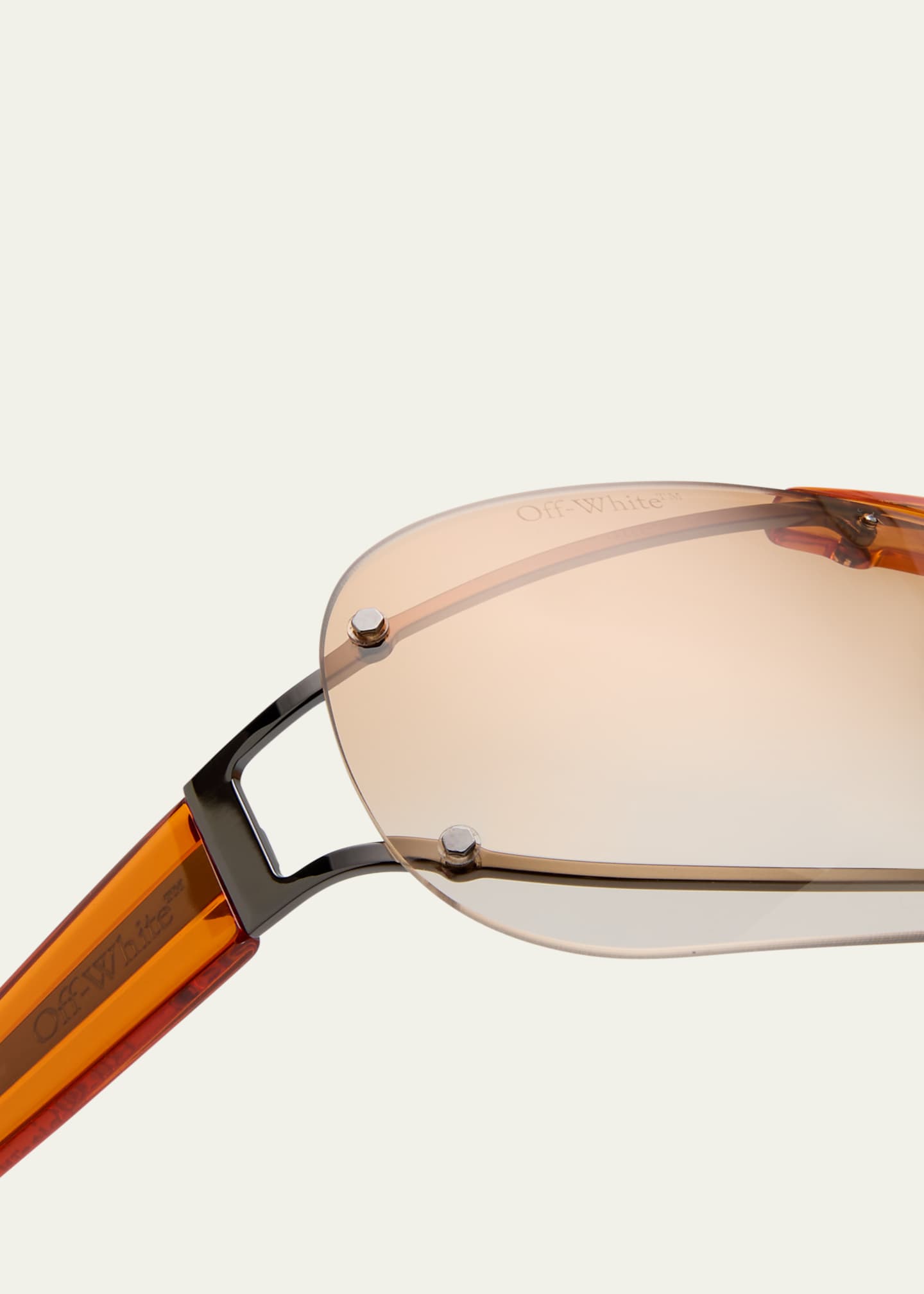 Off-White Men's Big Wharf Shield Sunglasses Image 5 of 5