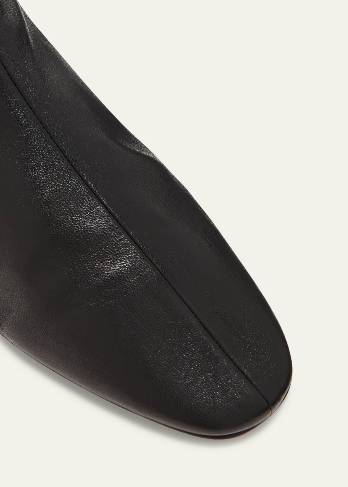 Le Monde Beryl Luna Calfskin Zip Booties Image 5 of 5
