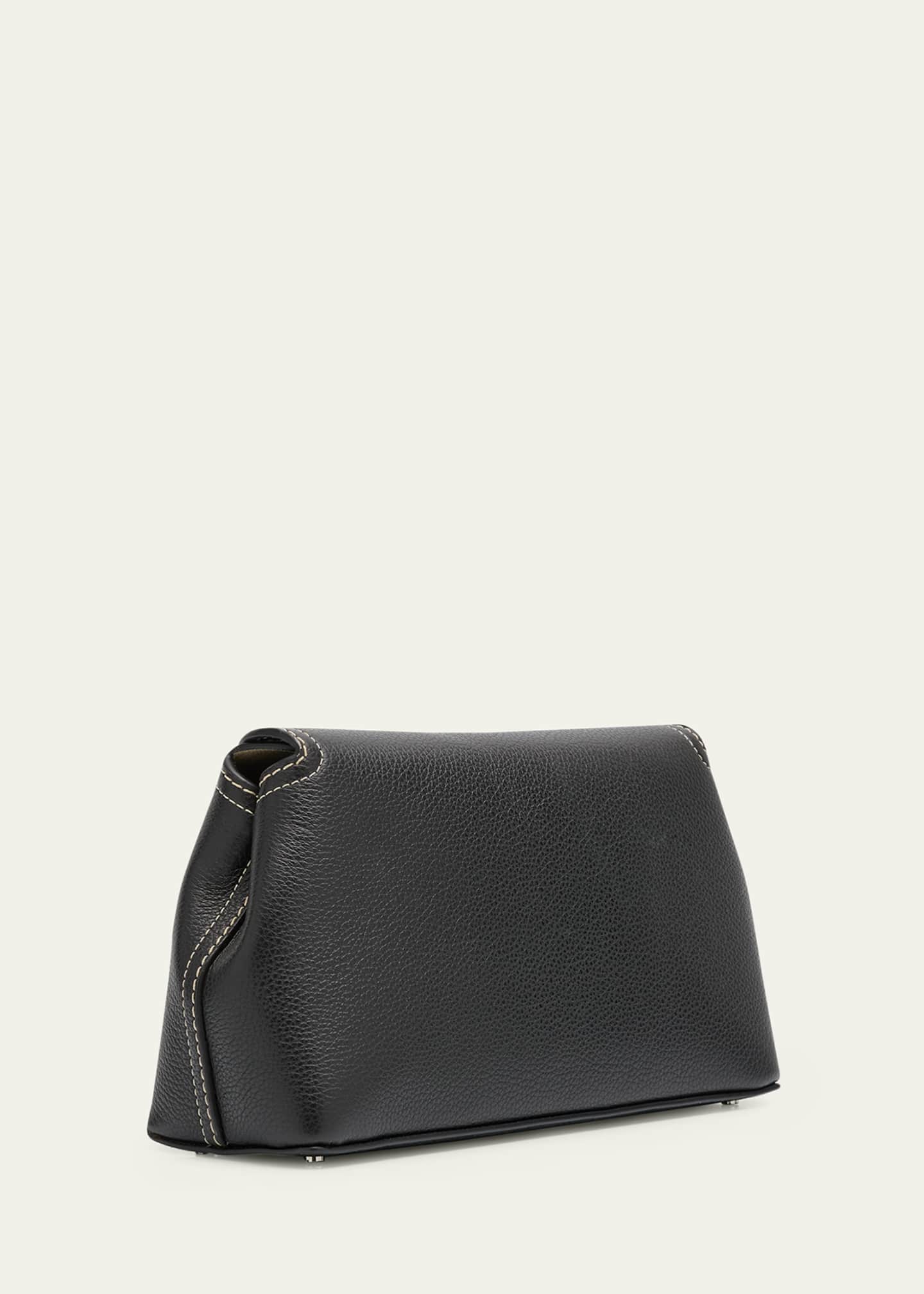 Toteme T-Lock Top Handle Bag in Pebble Grain Leather Image 3 of 6
