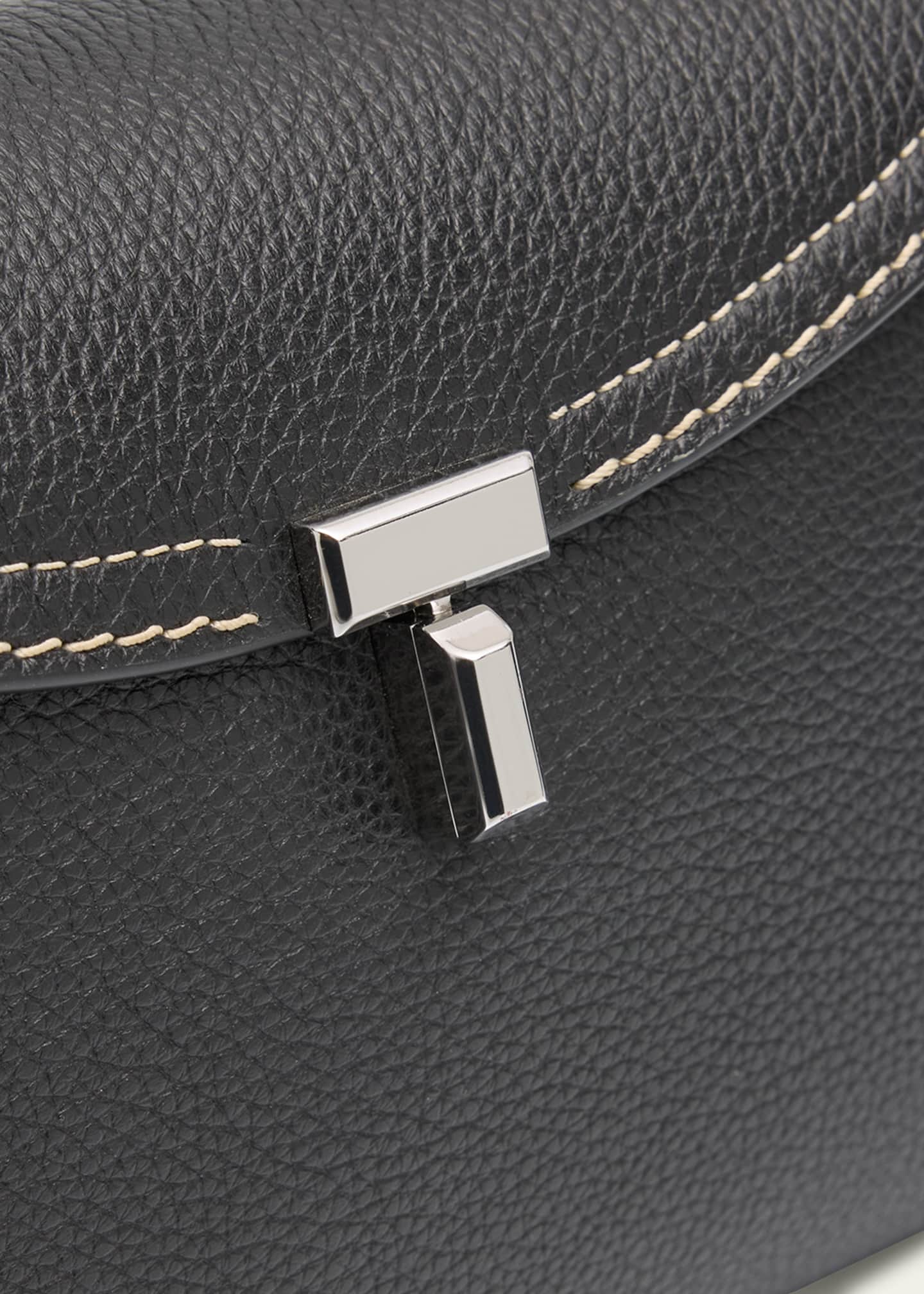 Toteme T-Lock Top Handle Bag in Pebble Grain Leather Image 6 of 6