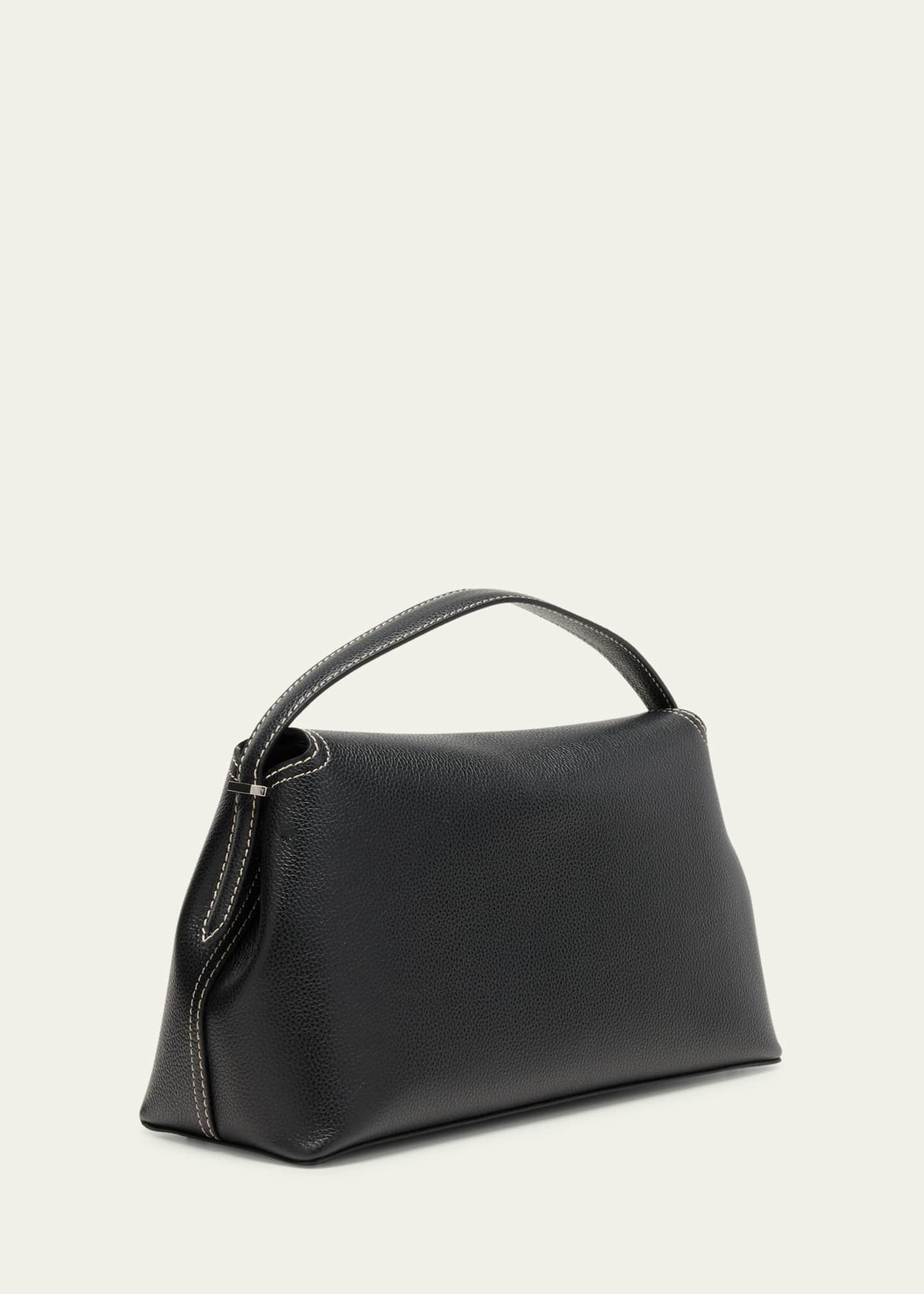 Toteme T-Lock Top Handle Bag in Pebble Grain Leather Image 3 of 5