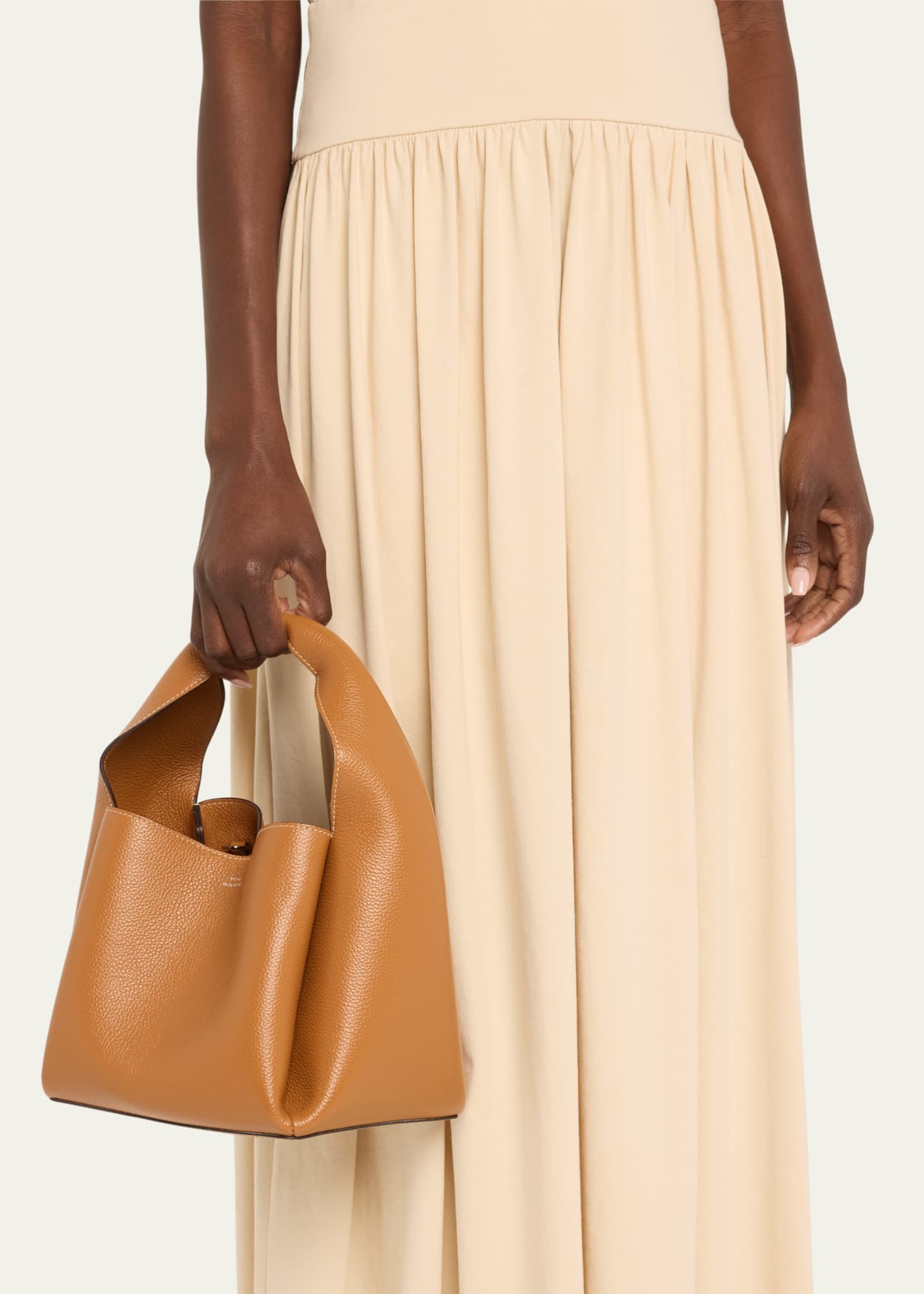 Toteme Bucket Bag in Pebble Grain Leather Image 2 of 6
