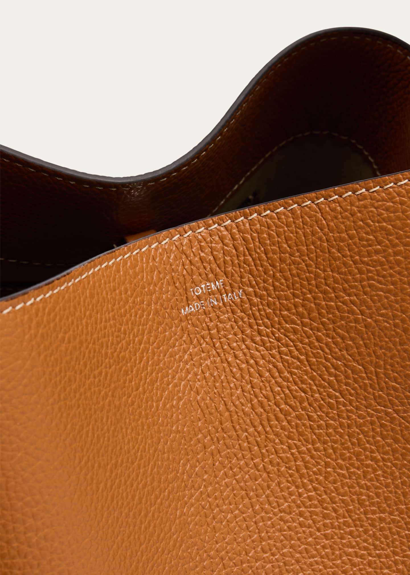 Toteme Bucket Bag in Pebble Grain Leather Image 6 of 6
