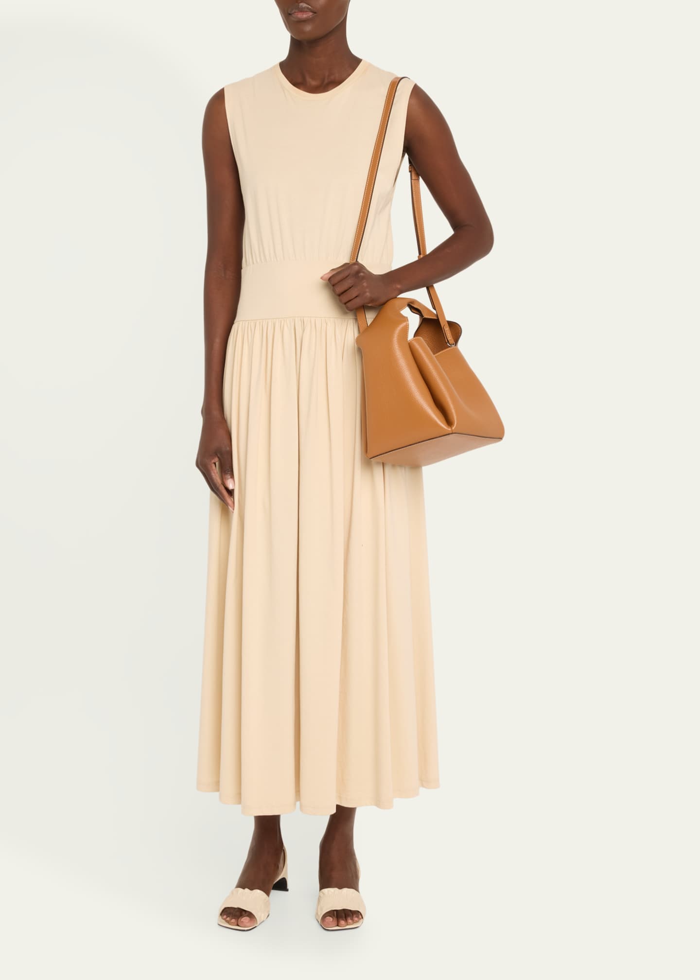 Toteme Bucket Bag in Pebble Grain Leather Image 5 of 6