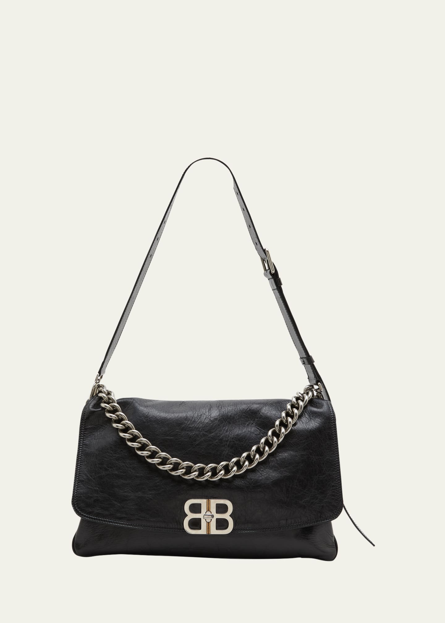 Balenciaga Large BB Soft Flap Shoulder Bag - Farfetch