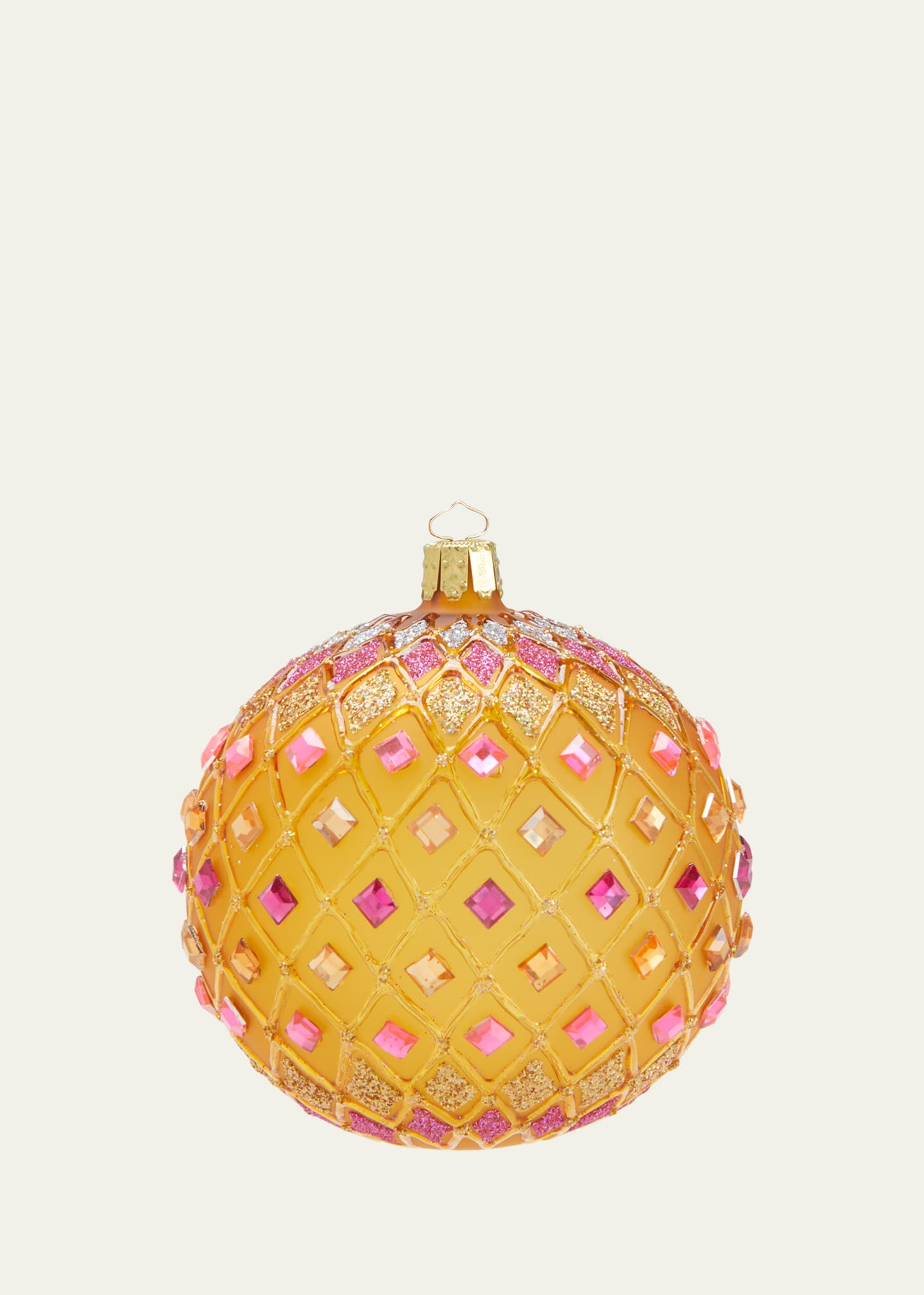 Christborn Wegner Matte Multicolor Christmas Ball Ornament Bergdorf