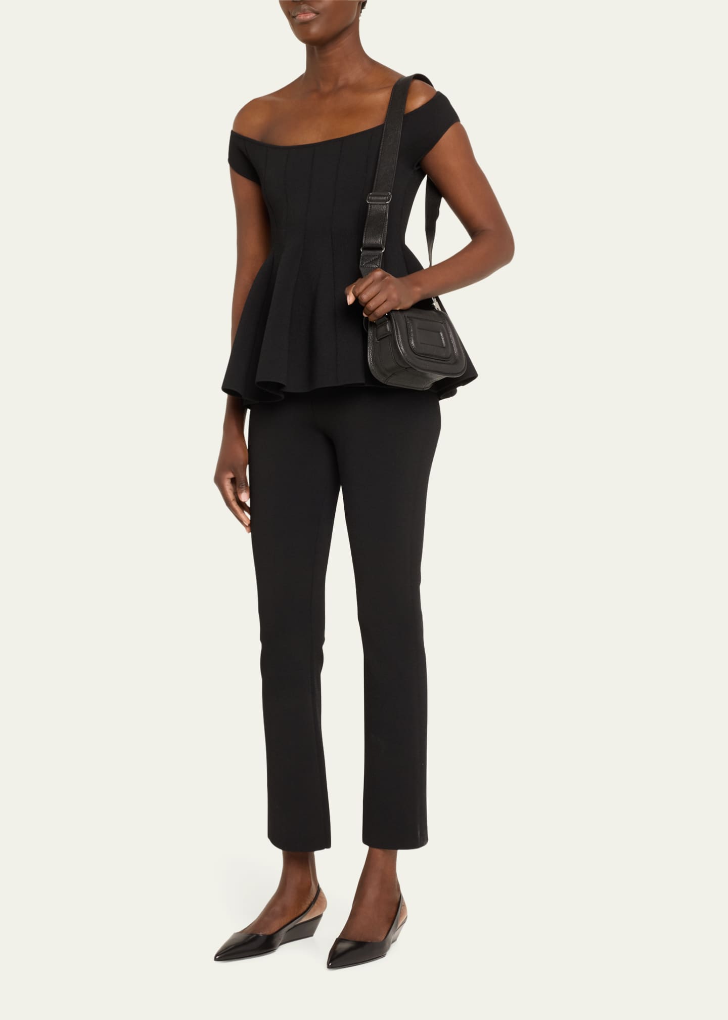 Pierre Hardy Alpha Micro Colorblock Leather Shoulder Bag Image 5 of 5