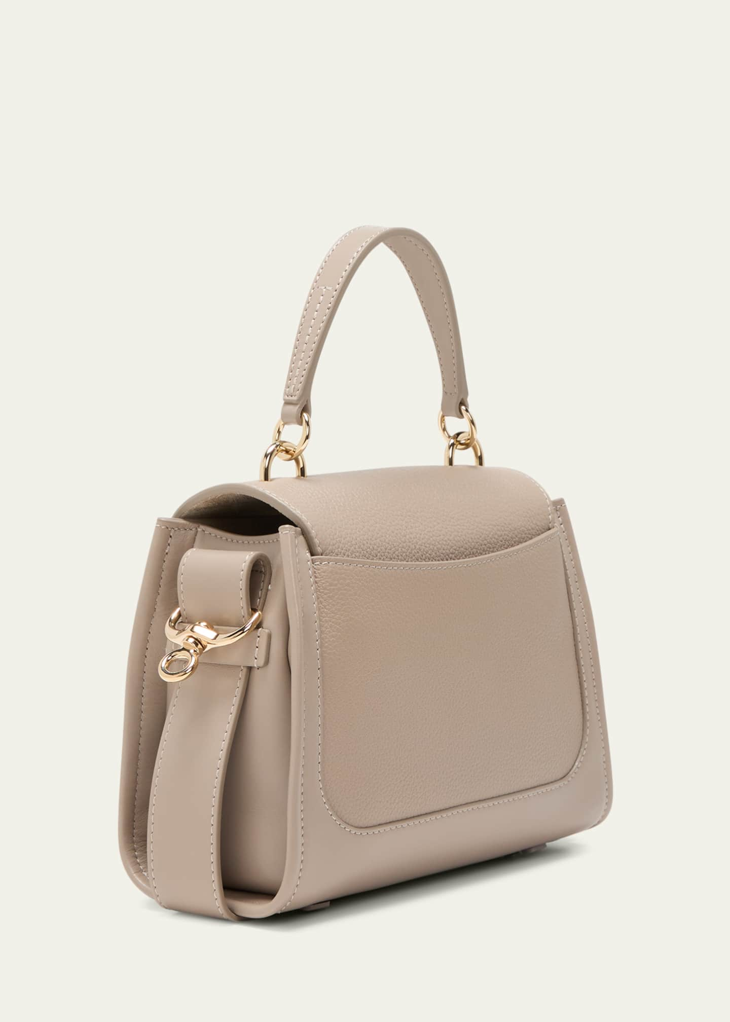 Chloé Tess leather shoulder bag, Brown