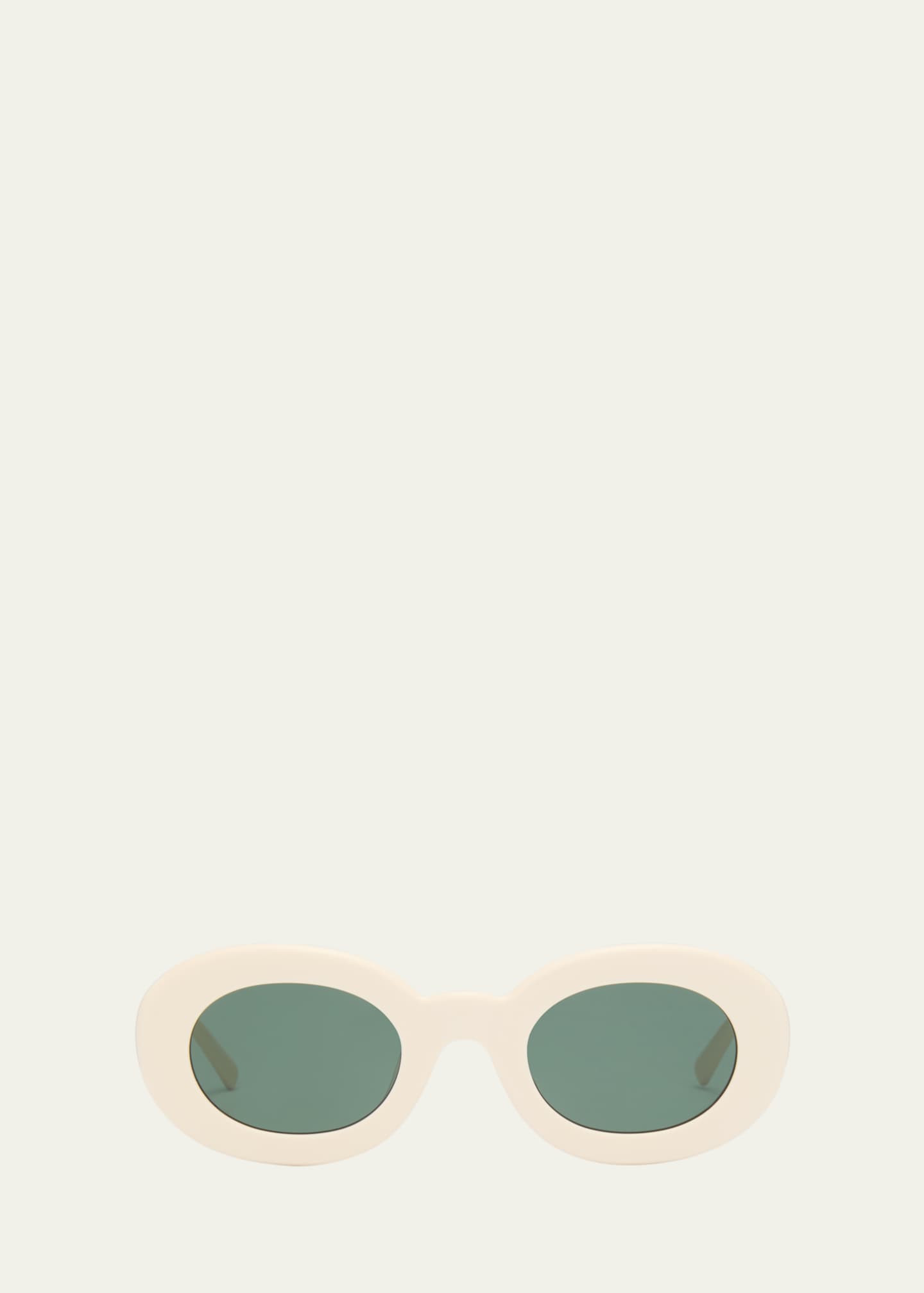 Jacquemus Les Lunettes Pralu Acetate & Metal Alloy Oval Sunglasses Image 1 of 4