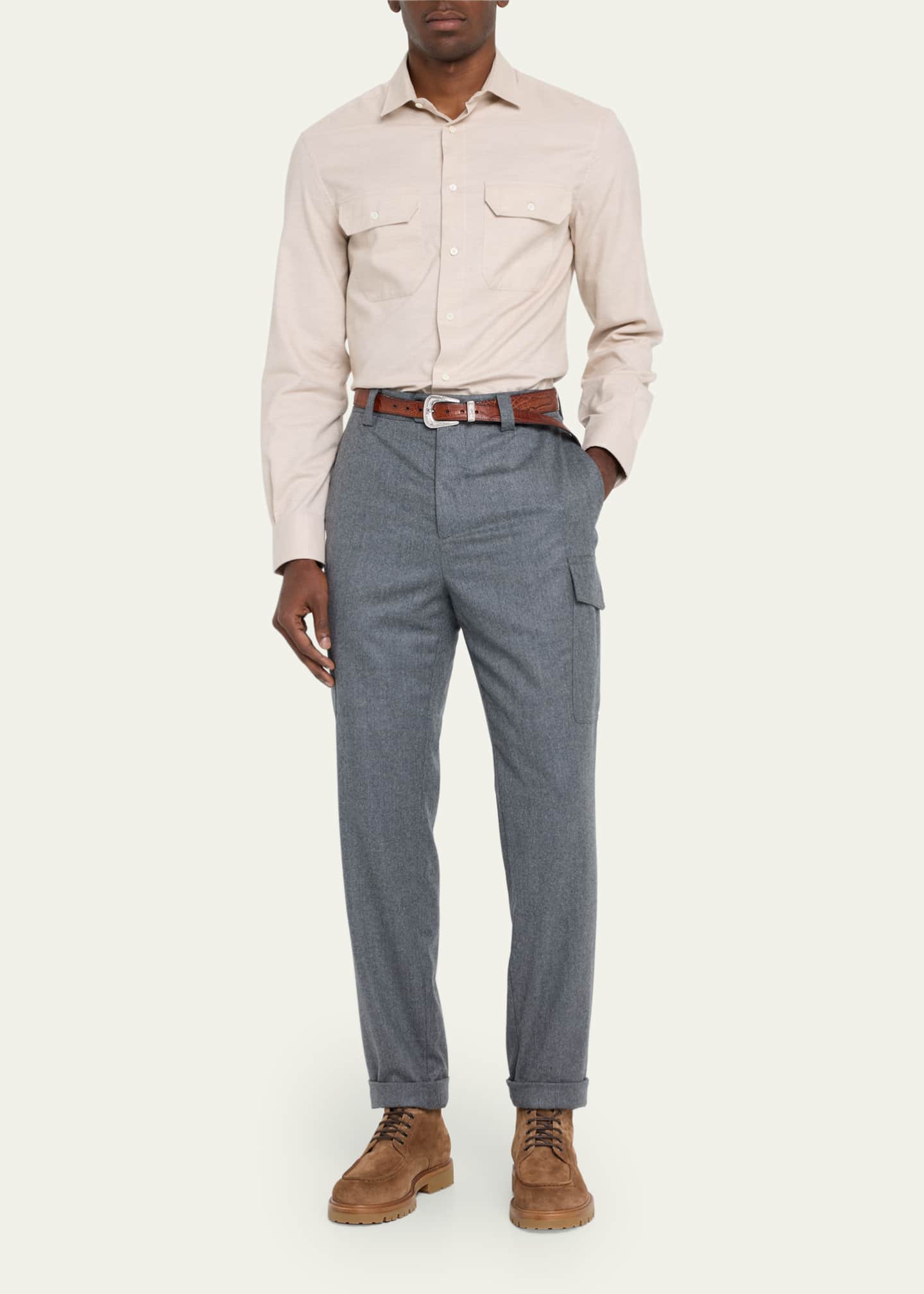 Brunello cucinelli cargo pants outlet