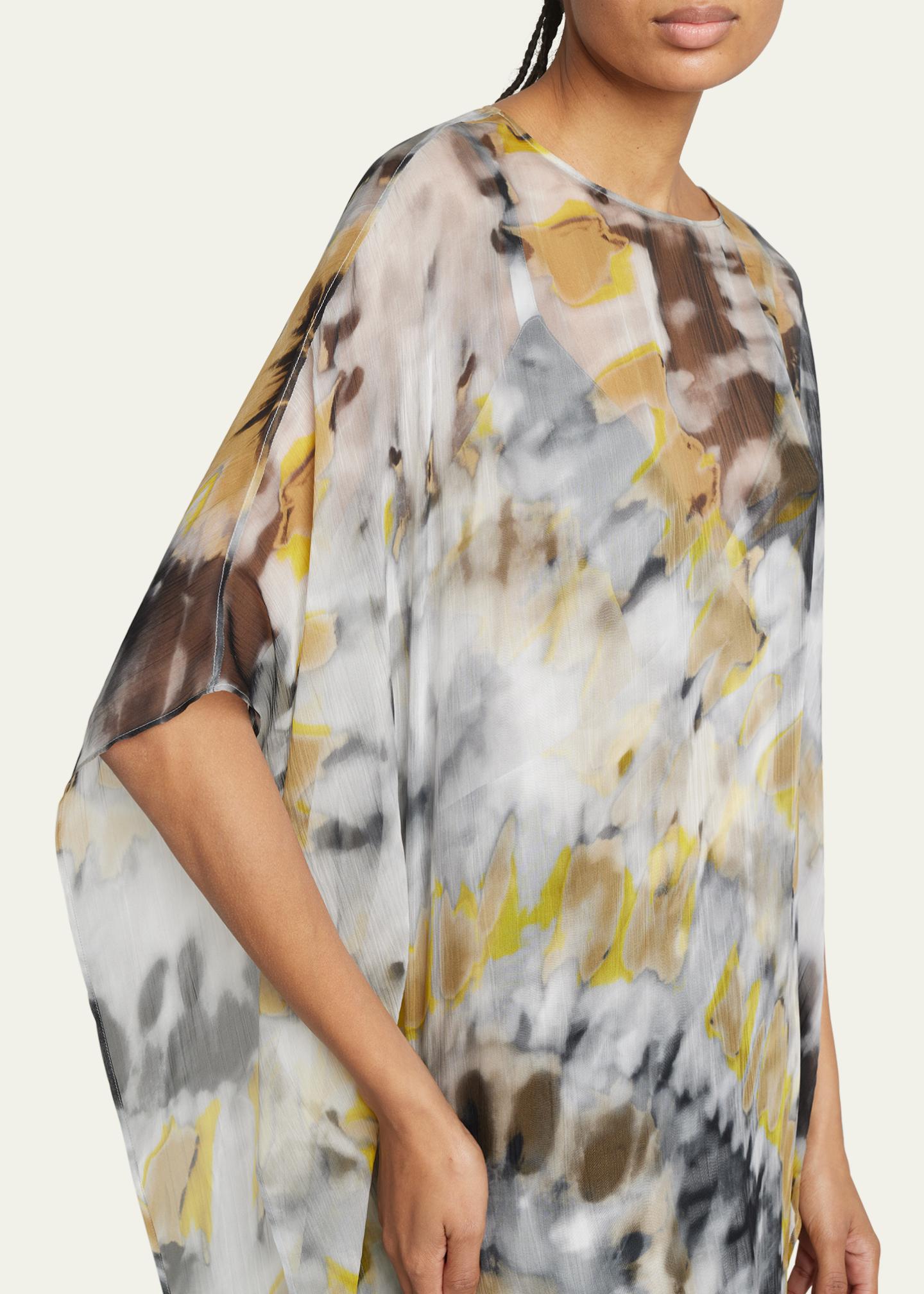 Chloe Tie Dye Silk Dress Bergdorf Goodman