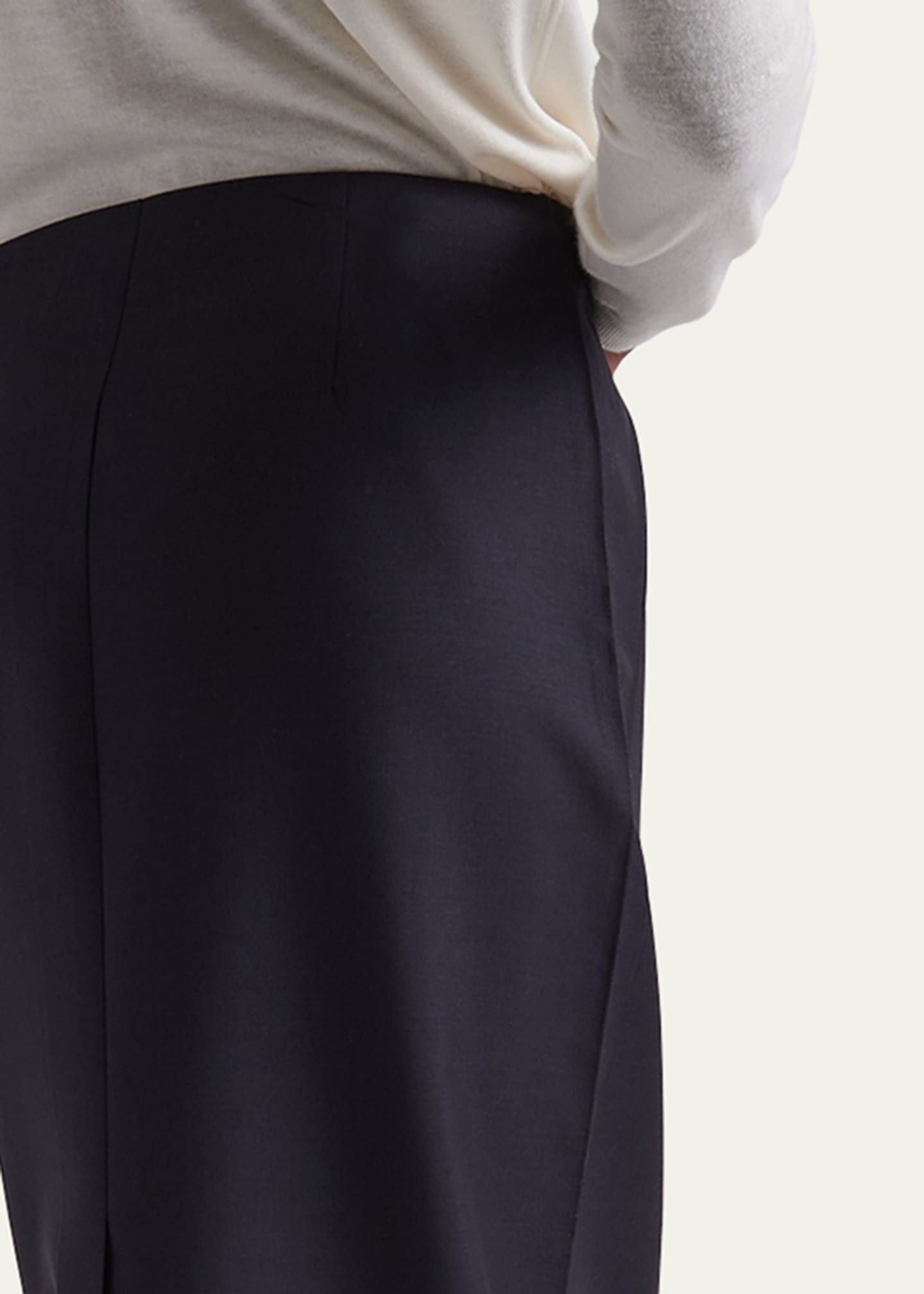 Prada Mohair Pencil Midi Skirt Image 5 of 5
