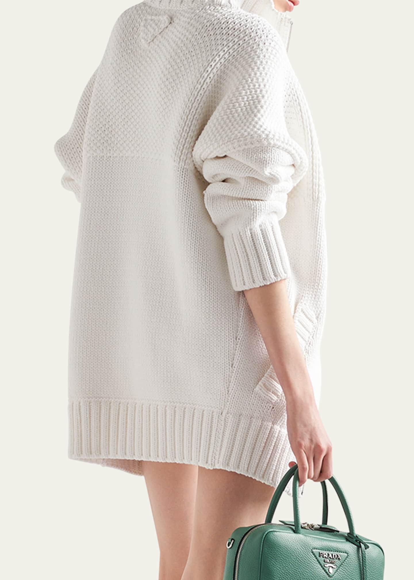 Prada zip up sweater sales