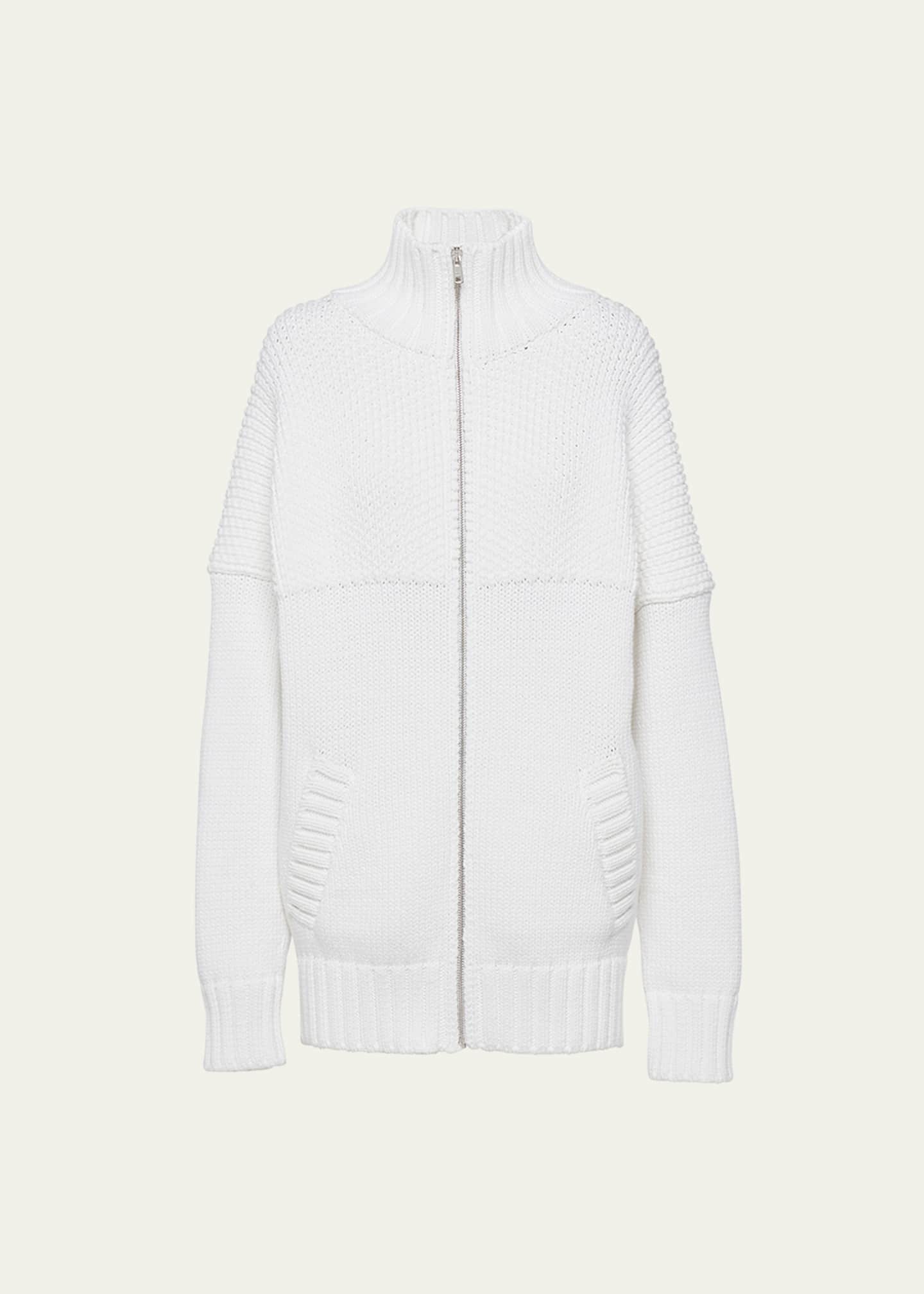 Prada zip sale up sweater