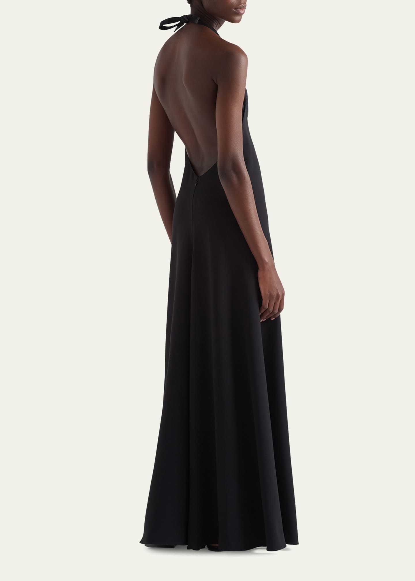 Prada Long Halter Sable Dress