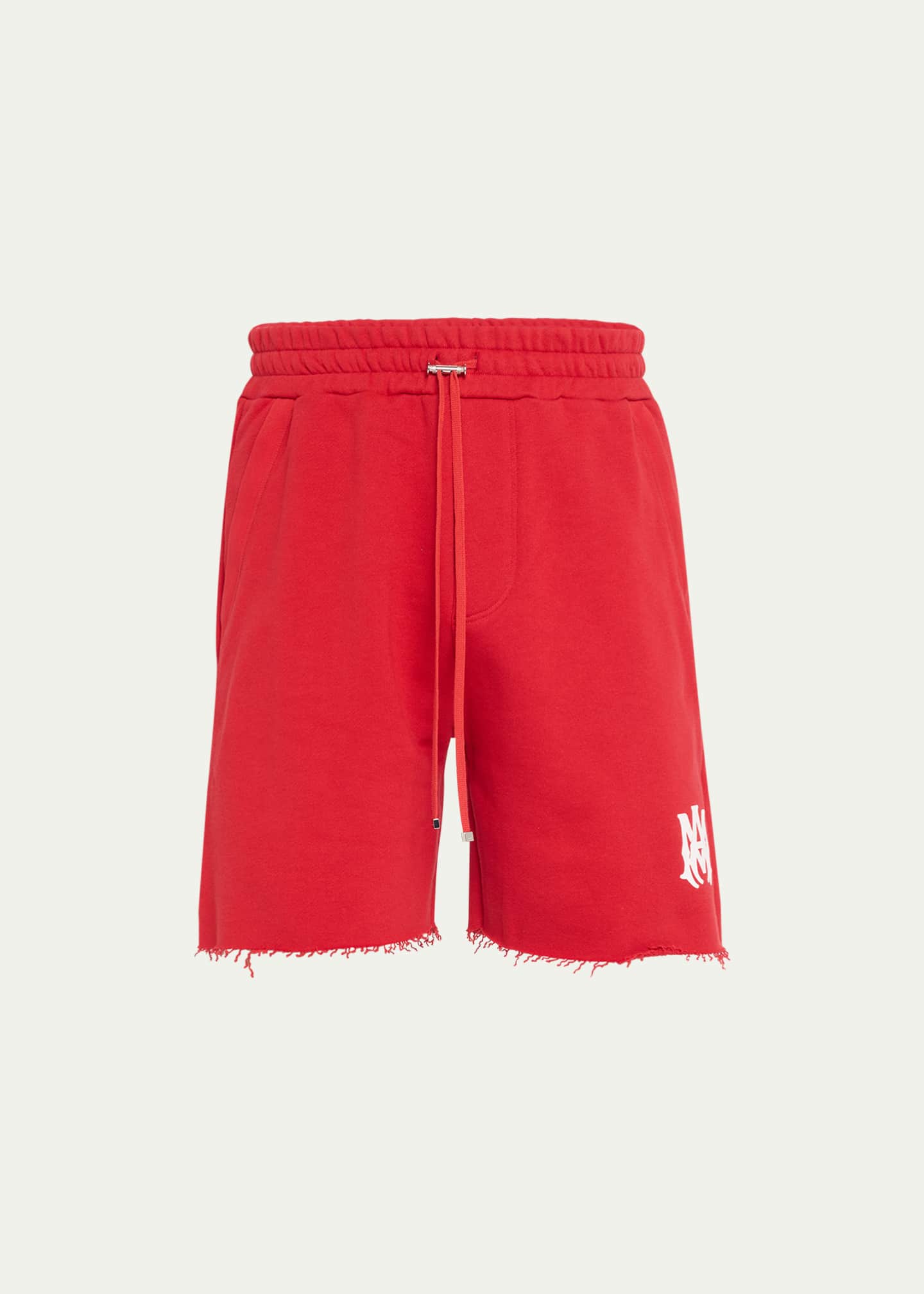 Amiri Men s MA Logo Terry Sweat Shorts Bergdorf Goodman