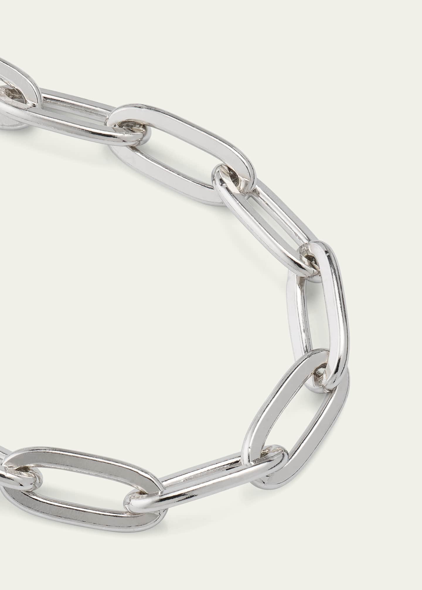 V.BELLAN Large Paperclip Link Necklace Image 3 of 4