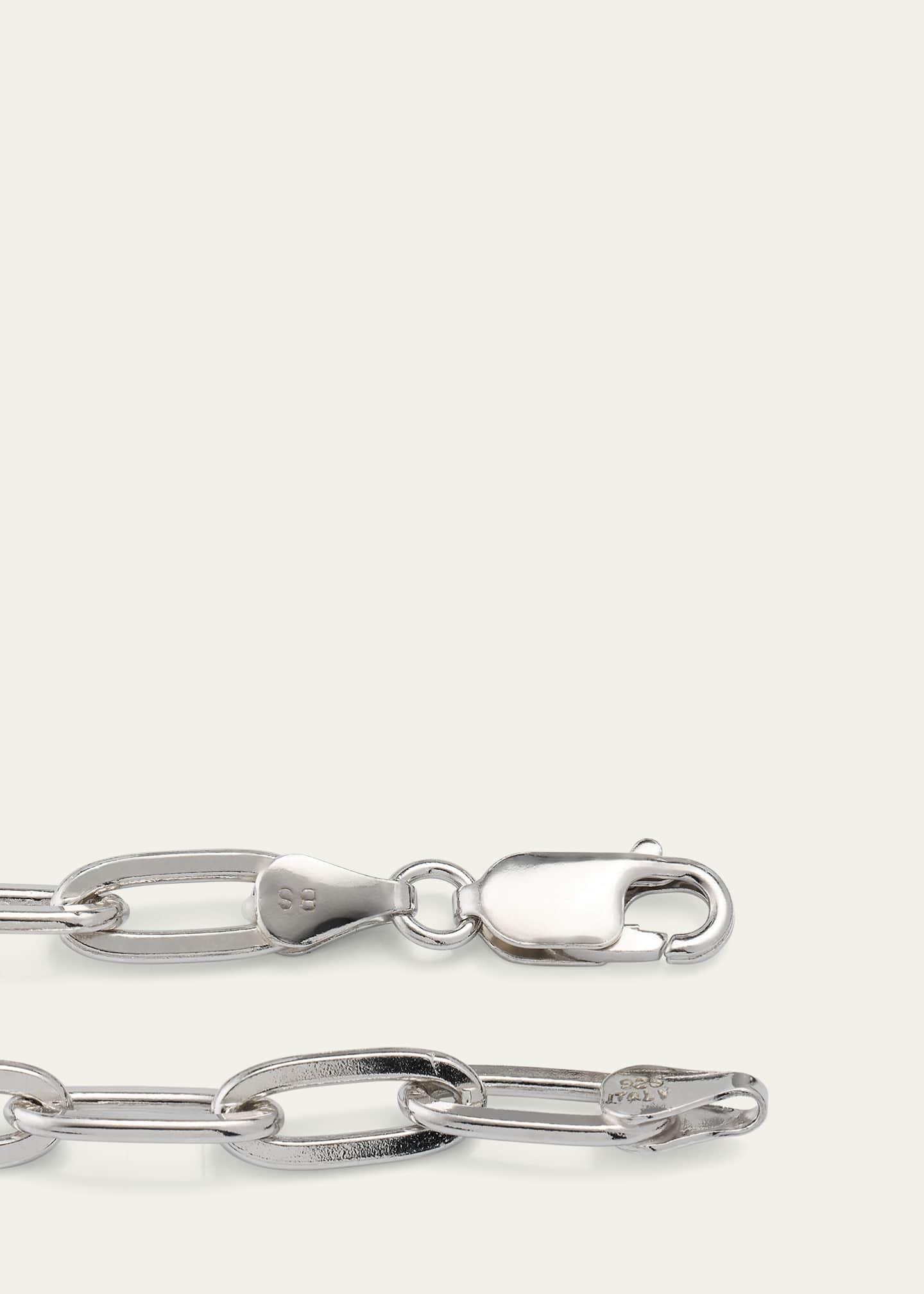 V.BELLAN Large Paperclip Link Necklace Image 4 of 4