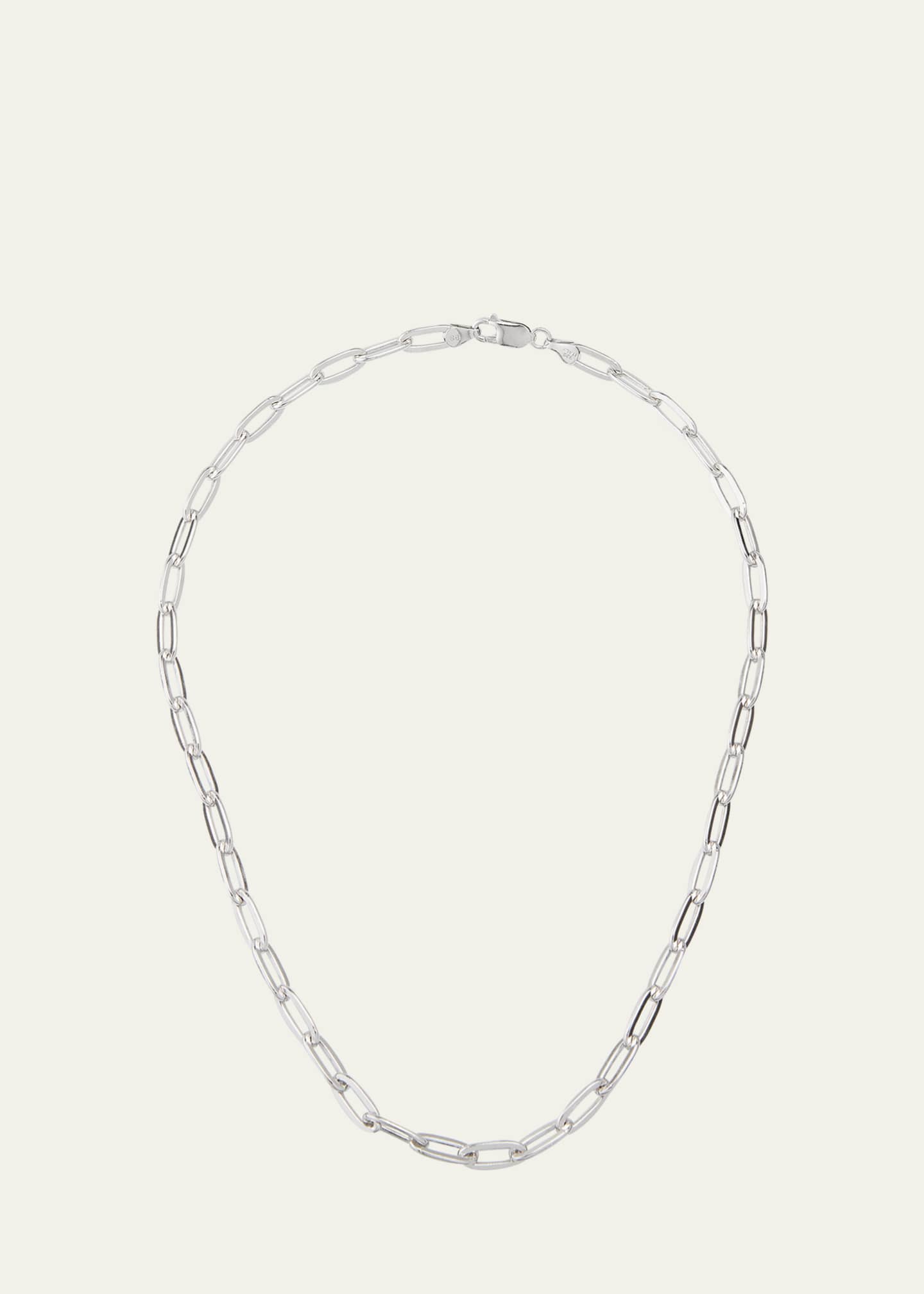 V.BELLAN Large Paperclip Link Necklace Image 1 of 4