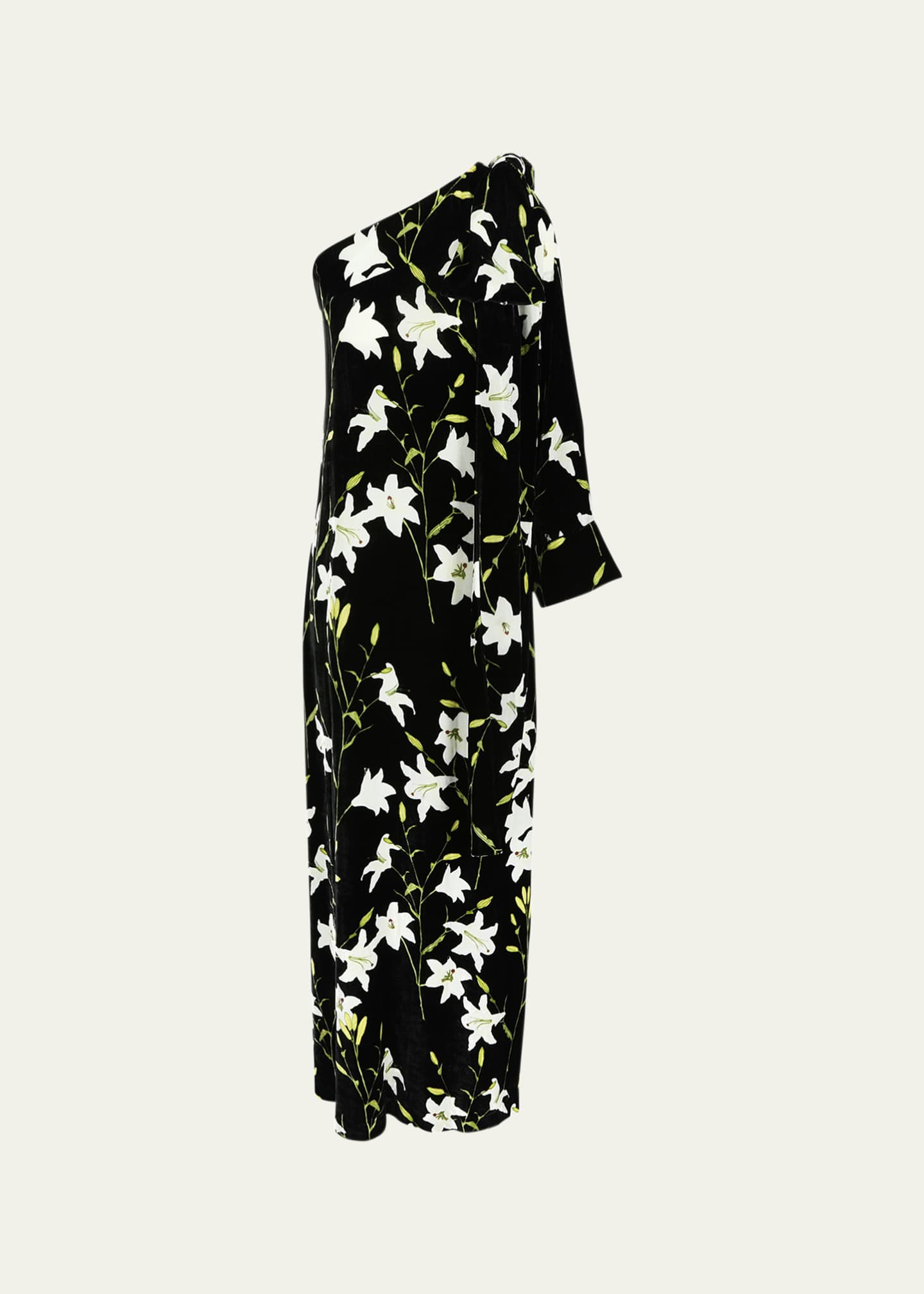 Zara velvet floral dress online
