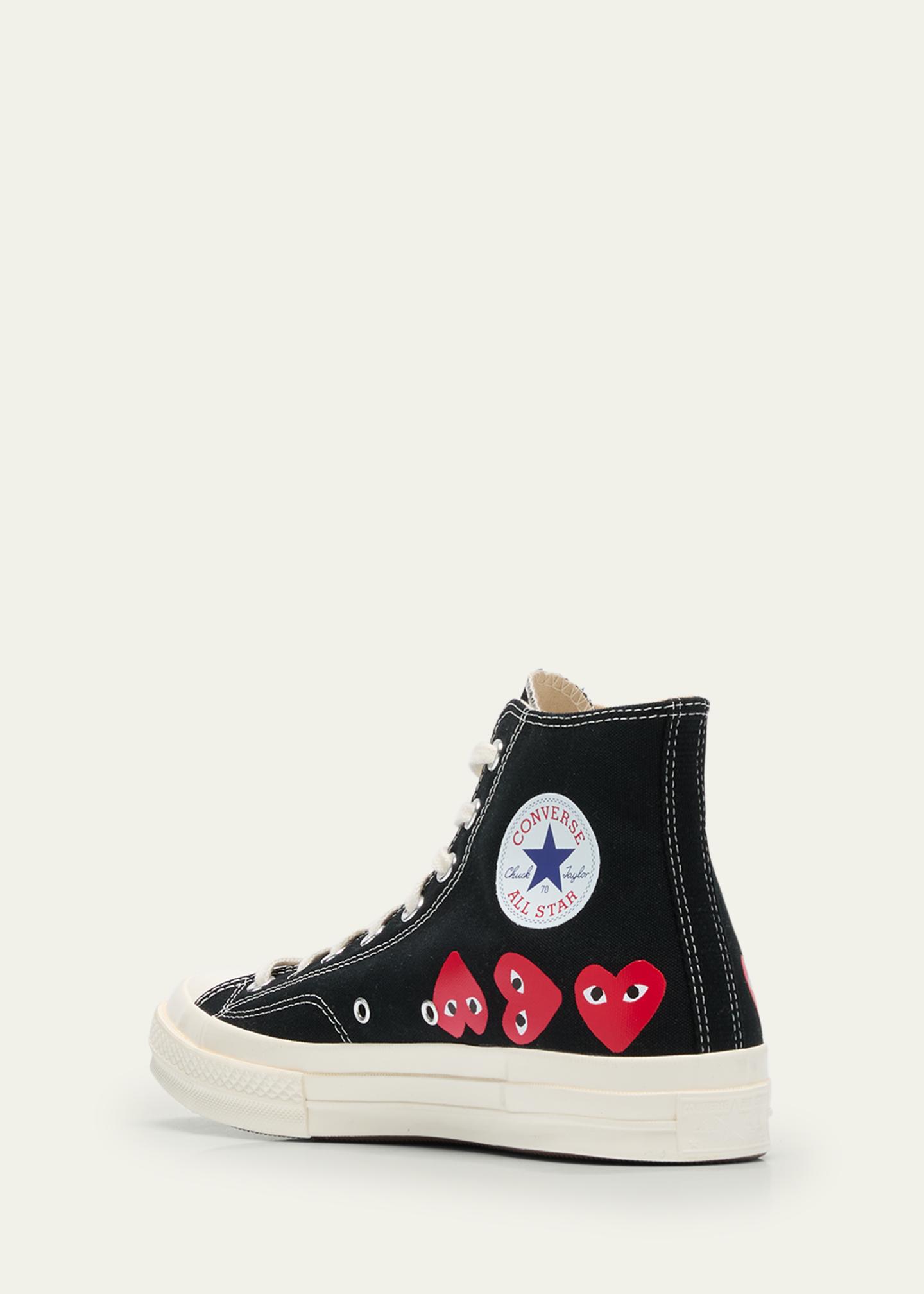 Comme des Garcons x Converse Men's Chuck 70 Multi Heart High-Top