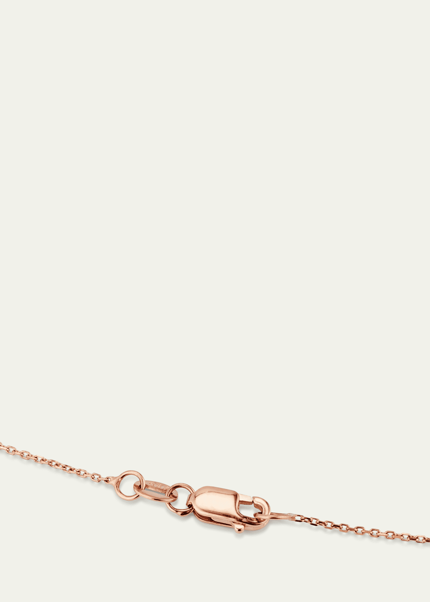 JOLLY BIJOU 14k Rose Gold Sundial Pink Sapphire Pendant Necklace Image 4 of 4
