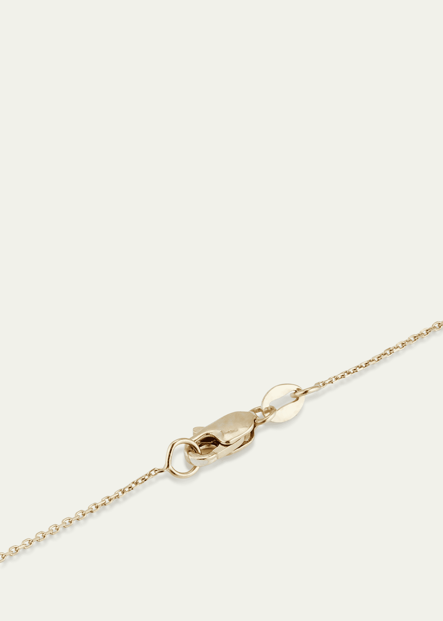 JOLLY BIJOU 14k Gold Open Square Multi-Stone Necklace Image 4 of 4