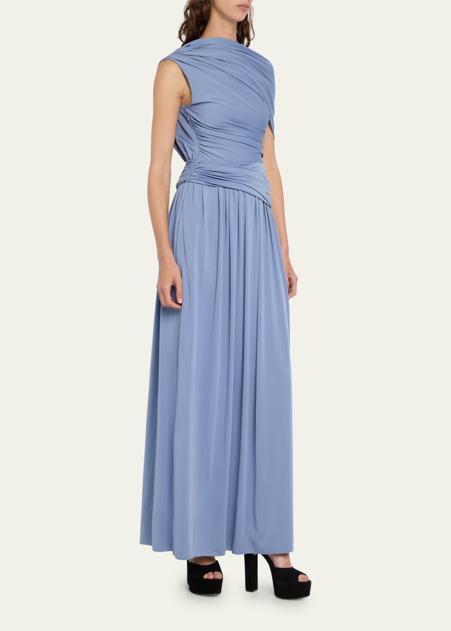 Altuzarra Delphi Draped One-Shoulder Gown - Bergdorf Goodman