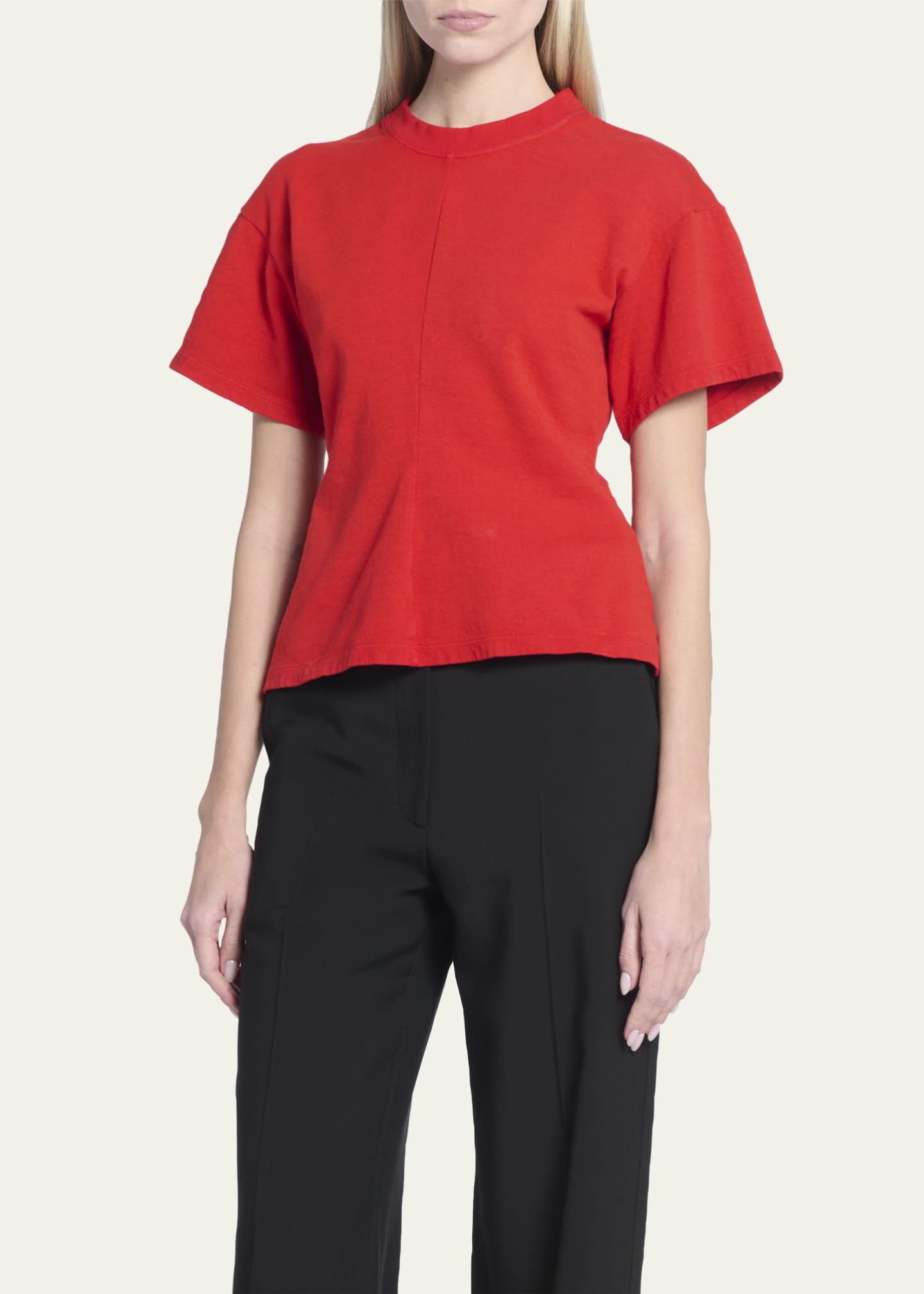 Proenza Schouler Eco-Cotton Waisted T-Shirt - Bergdorf Goodman