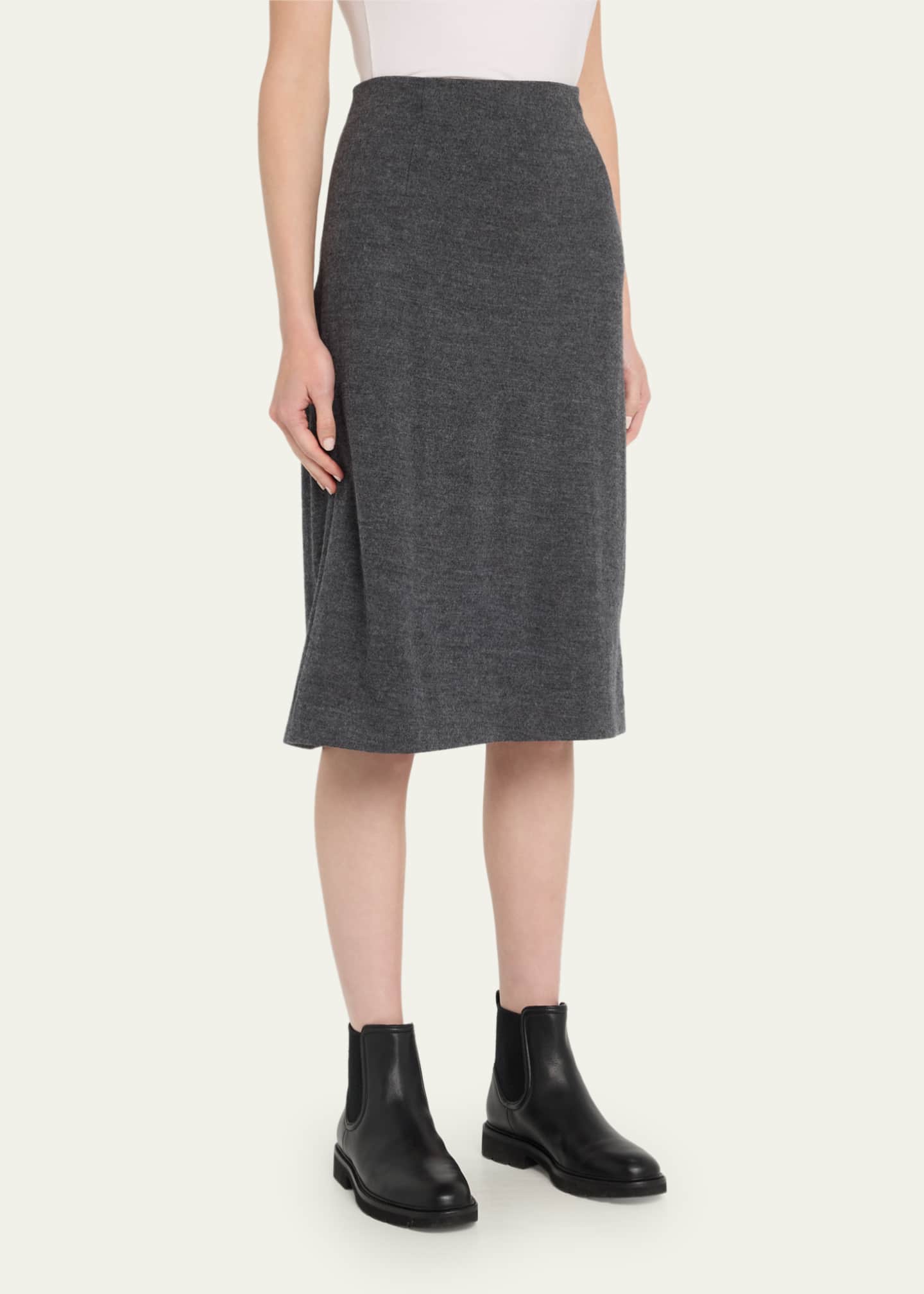Vince Wool Fitted Slip Skirt Bergdorf Goodman