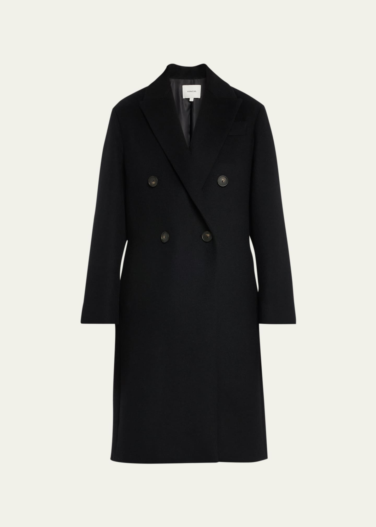 Vince Double-Breasted Wool Peacoat - Bergdorf Goodman