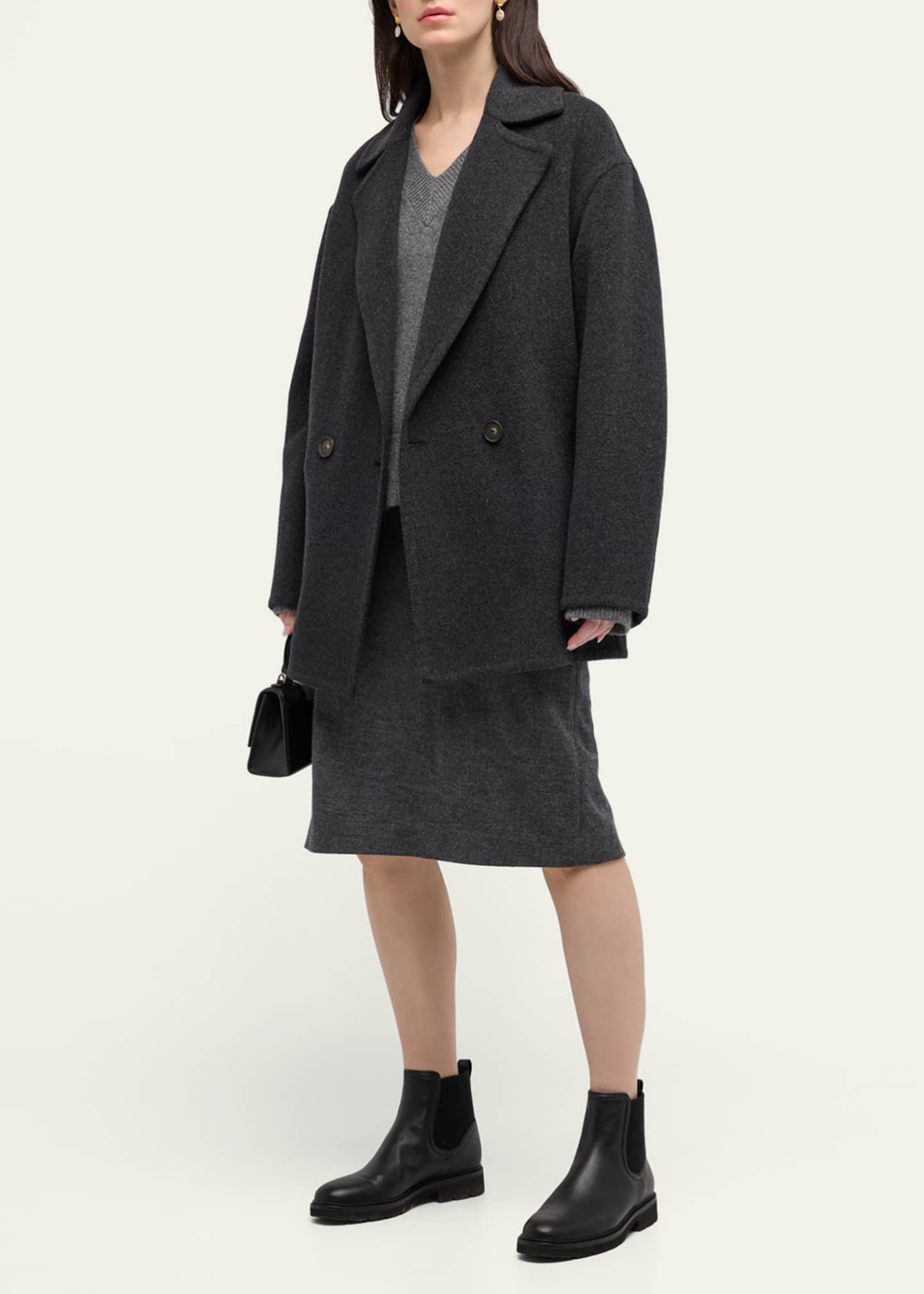 Wool blend car coat cheap