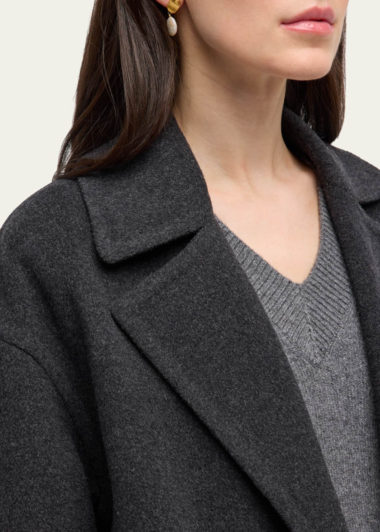 Vince grey cheap coat