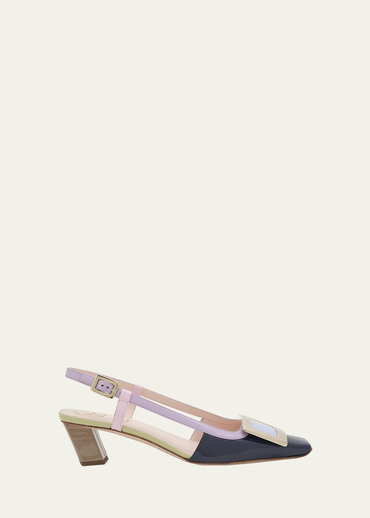 Belle vivier pumps in patent leather sales