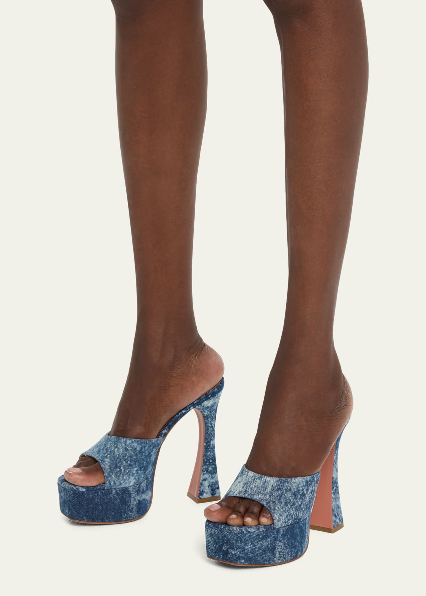 Amina muaddi platform sandals top