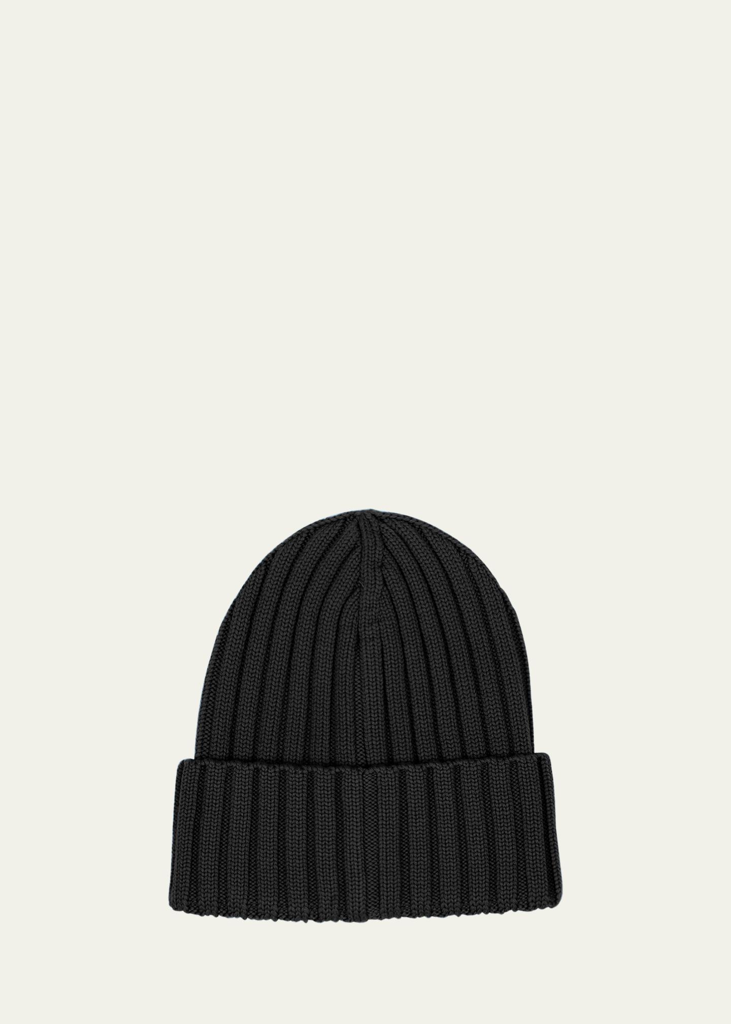 mens grey moncler beanie