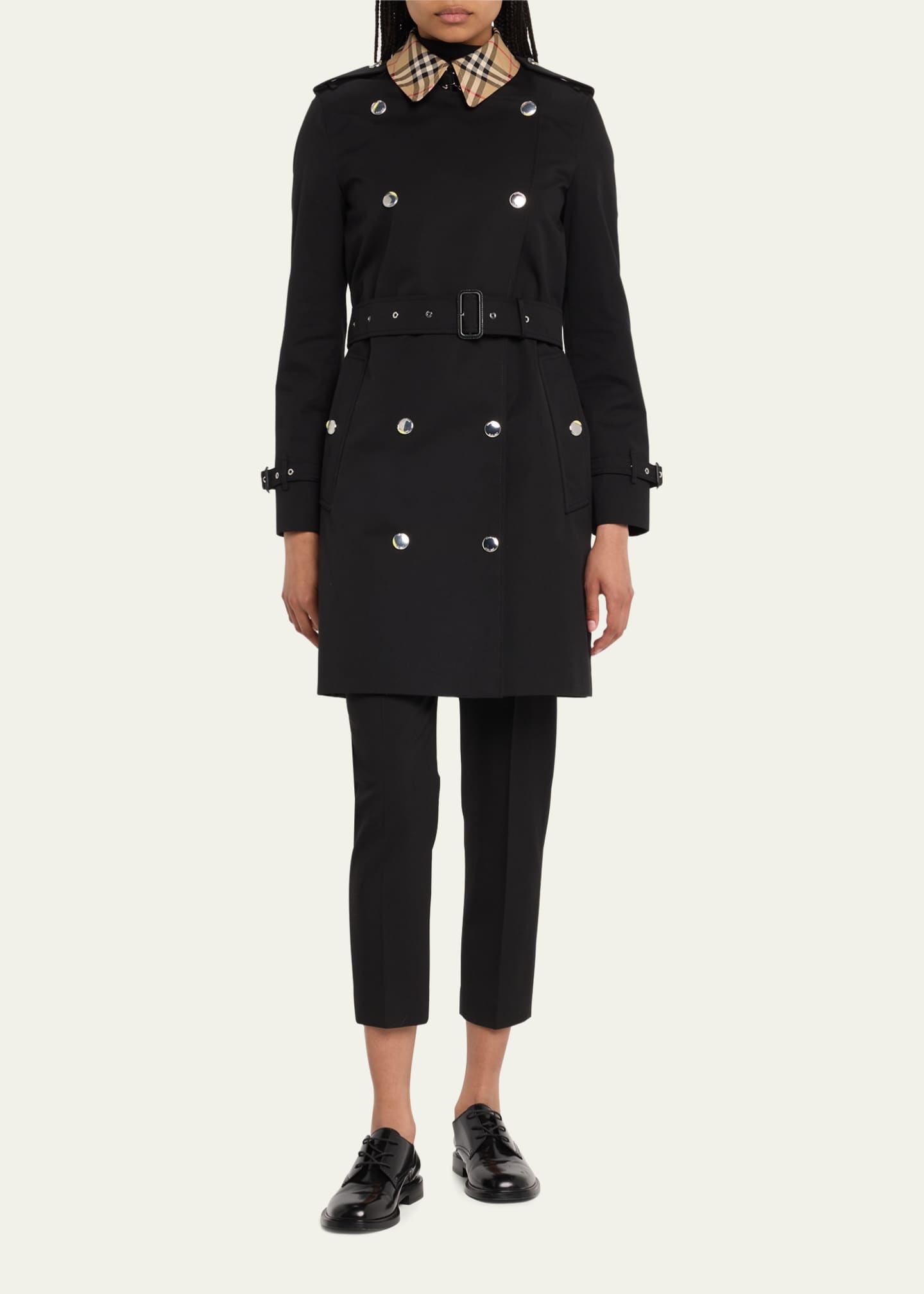 Burberry Montrose Belted Cotton Trench Coat Bergdorf Goodman