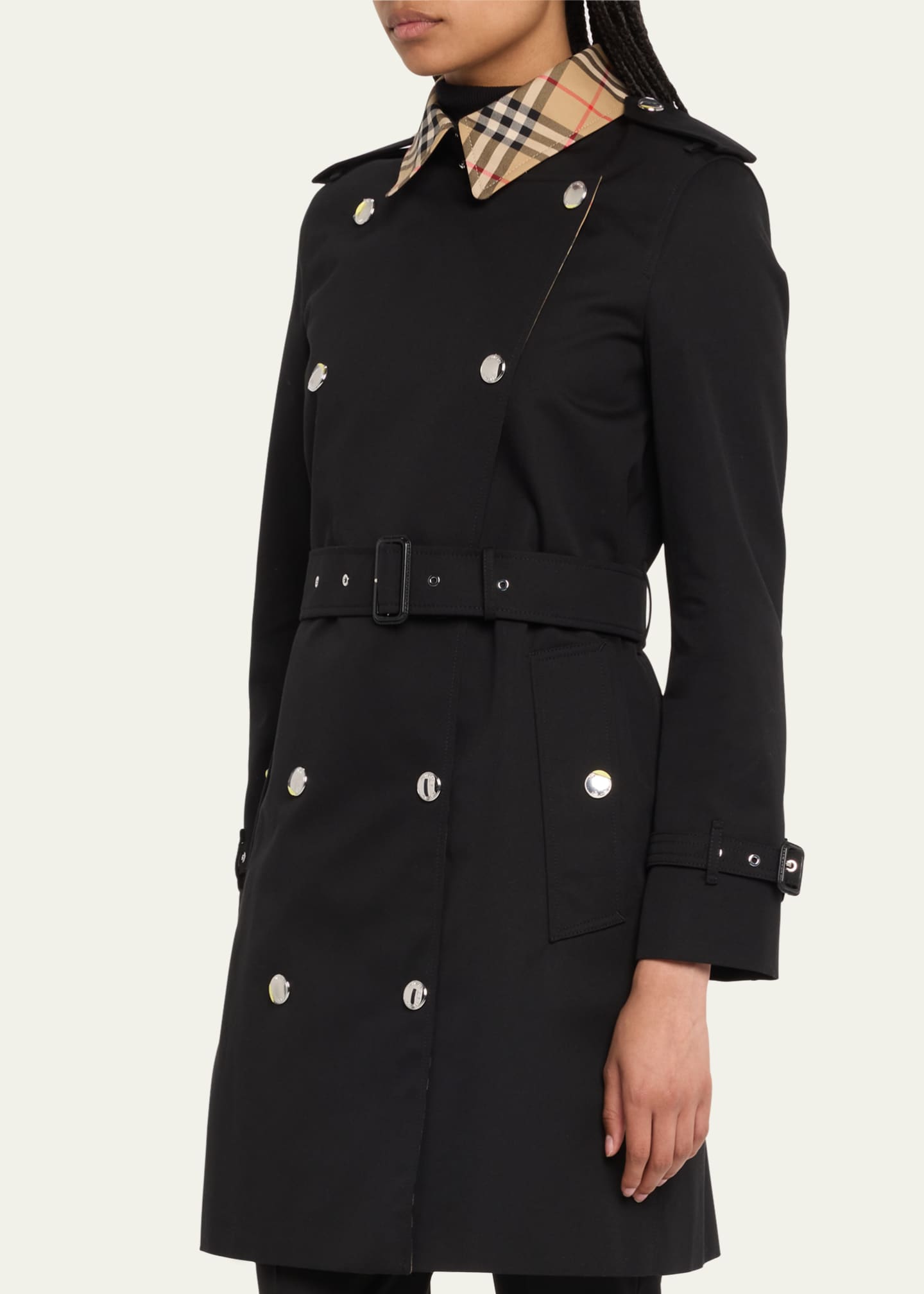 Burberry Montrose Belted Cotton Trench Coat - Bergdorf Goodman